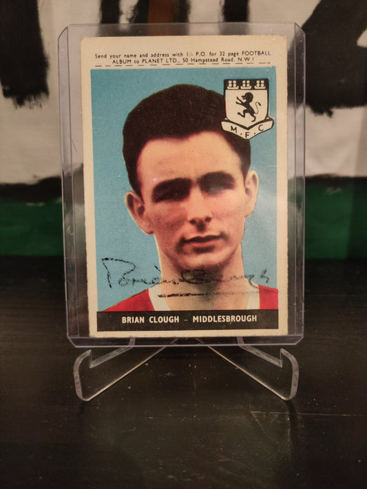 Signert kort: Brian Clough*