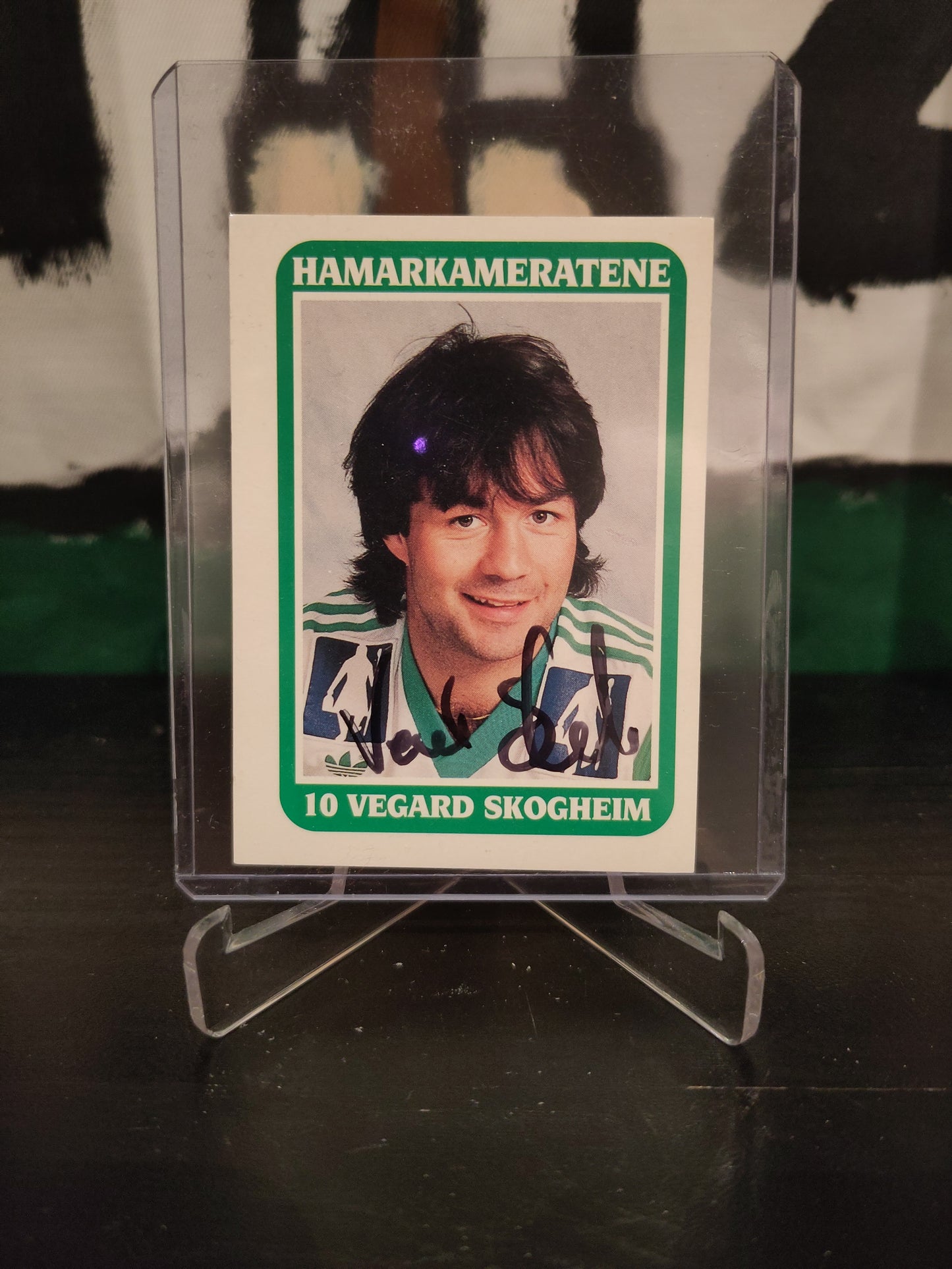 Fotballkort: Diverse signerte kort