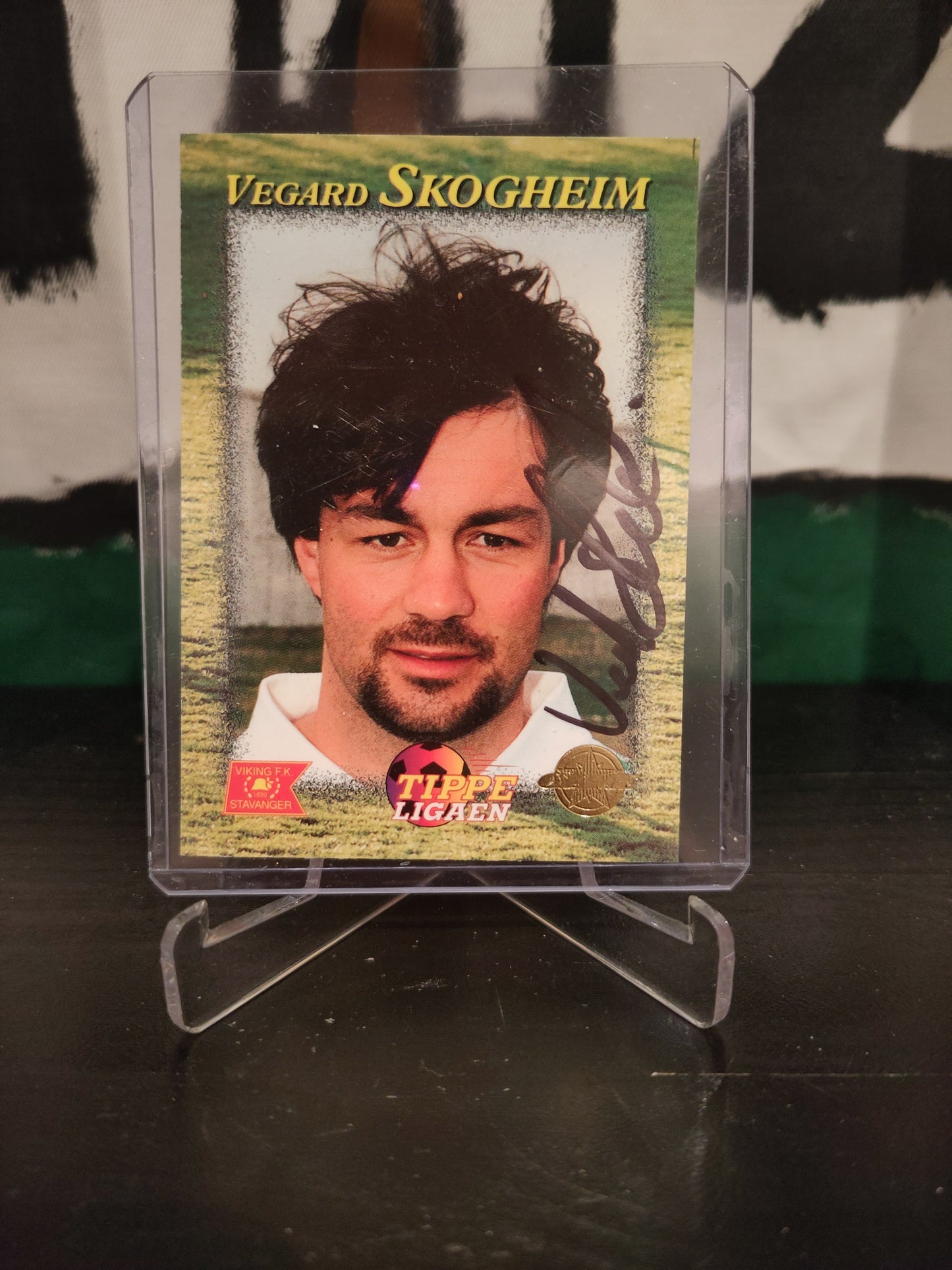 Fotballkort: Diverse signerte kort