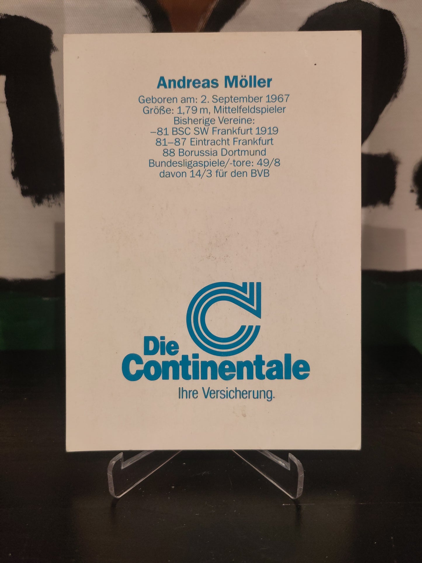 Signert kort: Andreas Möller*