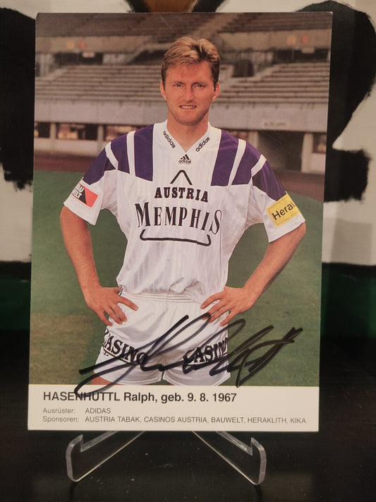 Signert kort: Ralph Hasenhüttl*