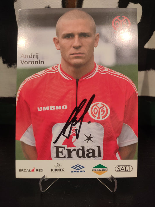 Signert kort: Andriy Voronin*