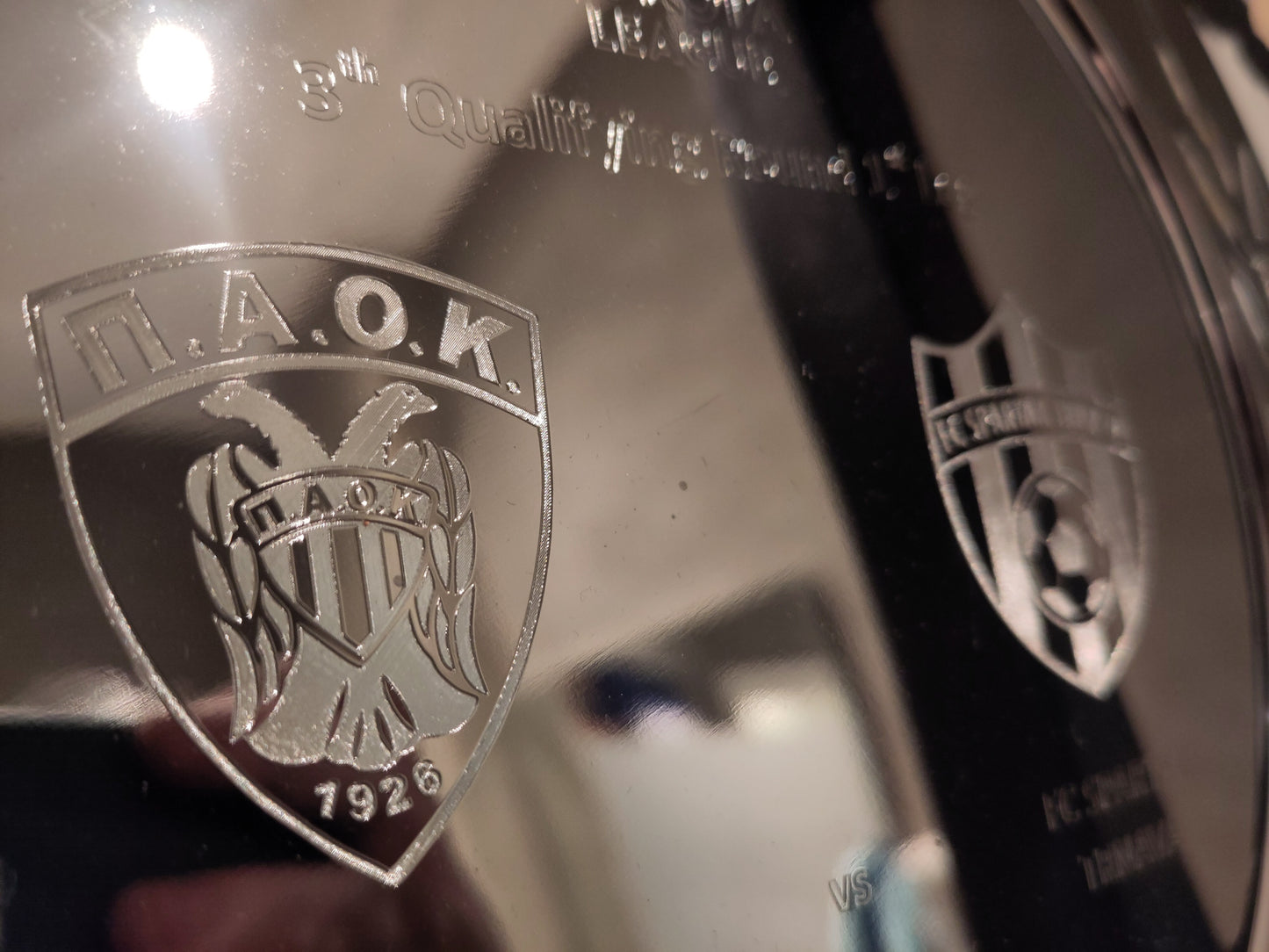 PAOK vs Spartak Trnava Europa League 2015-16 plakett