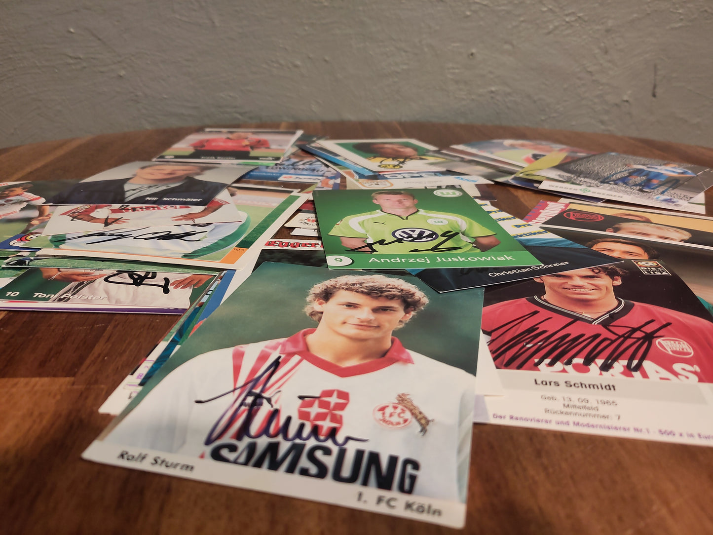Signerte kort: Mystery pack tysk fotball (10 pk)*