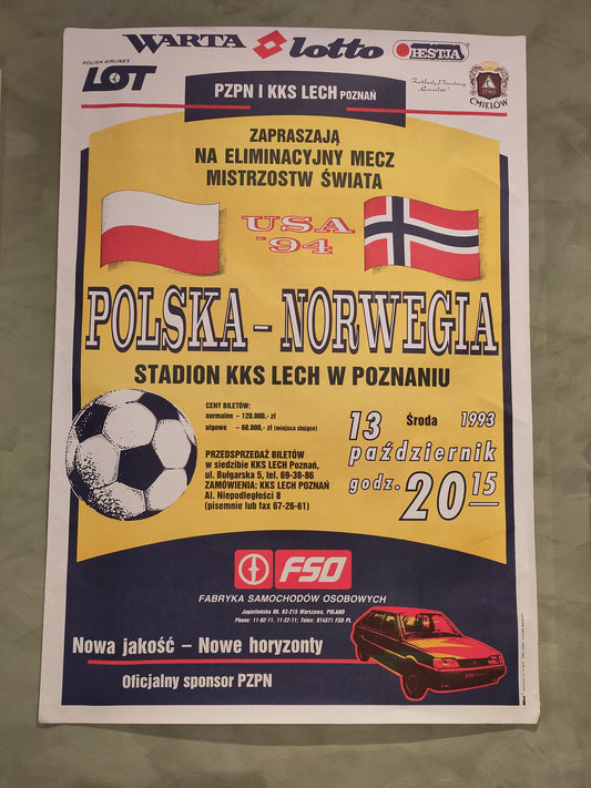 Plakat: Norsk fotball