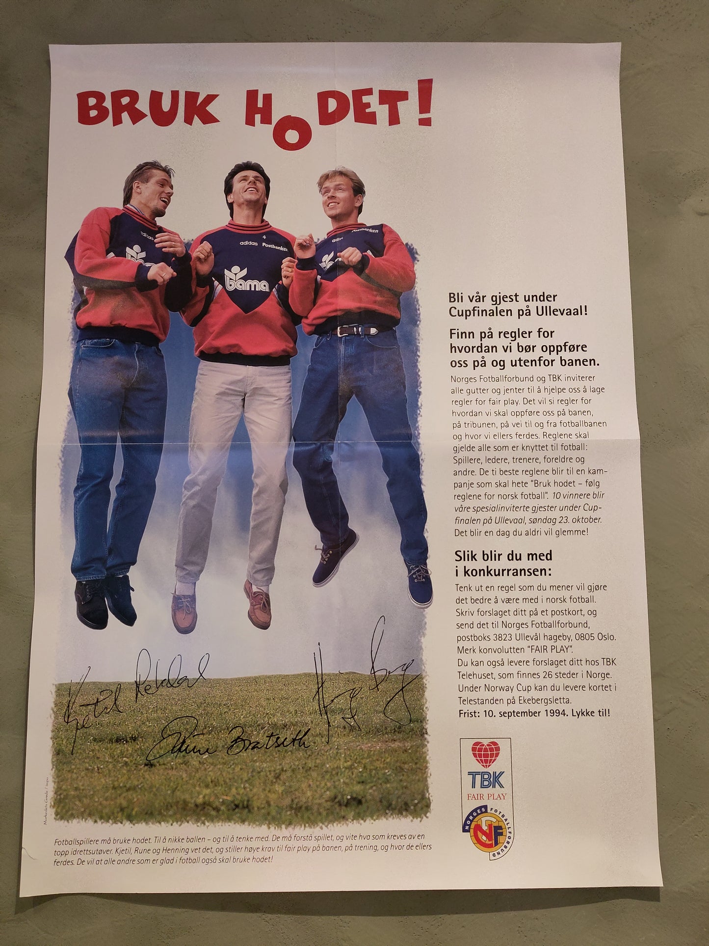 Plakat: Norsk fotball
