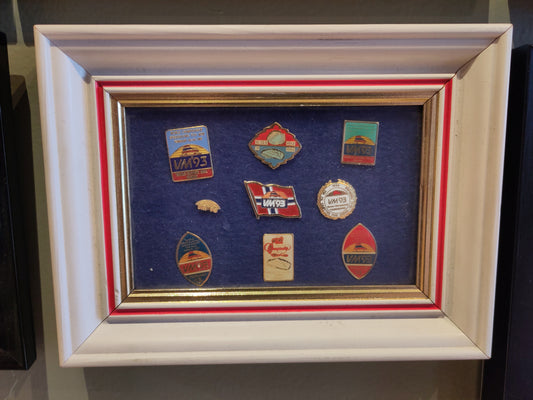 VM på skøyter 1993 Hamar pins i ramme*