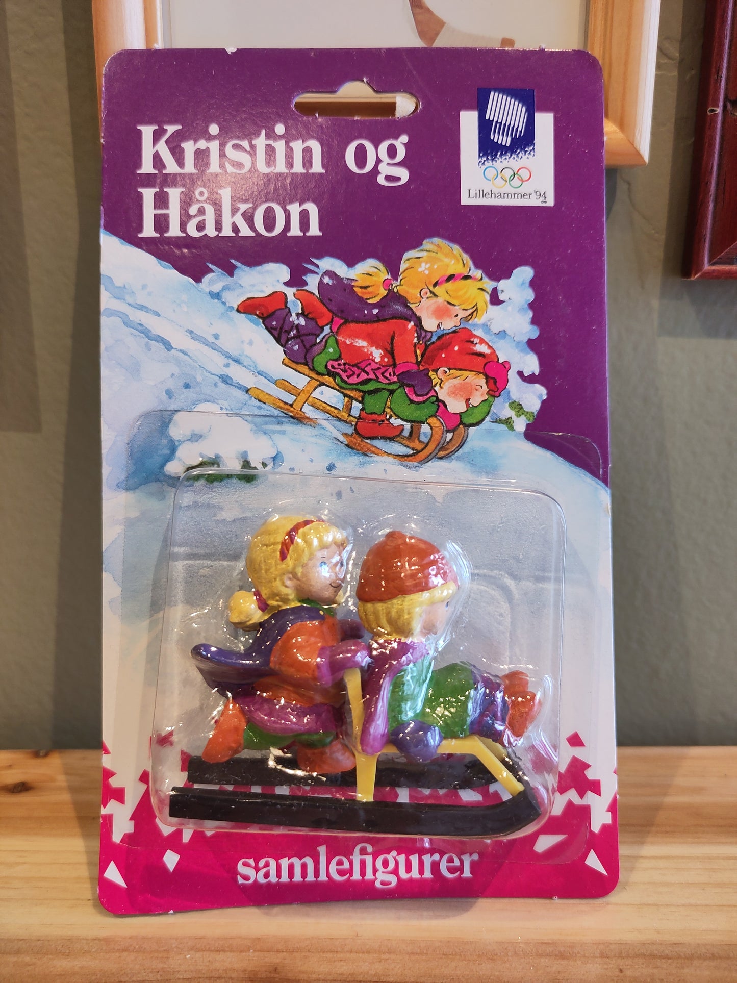 OL 1994 Lillehammer samlefigurer Kristin og Håkon (diverse)*