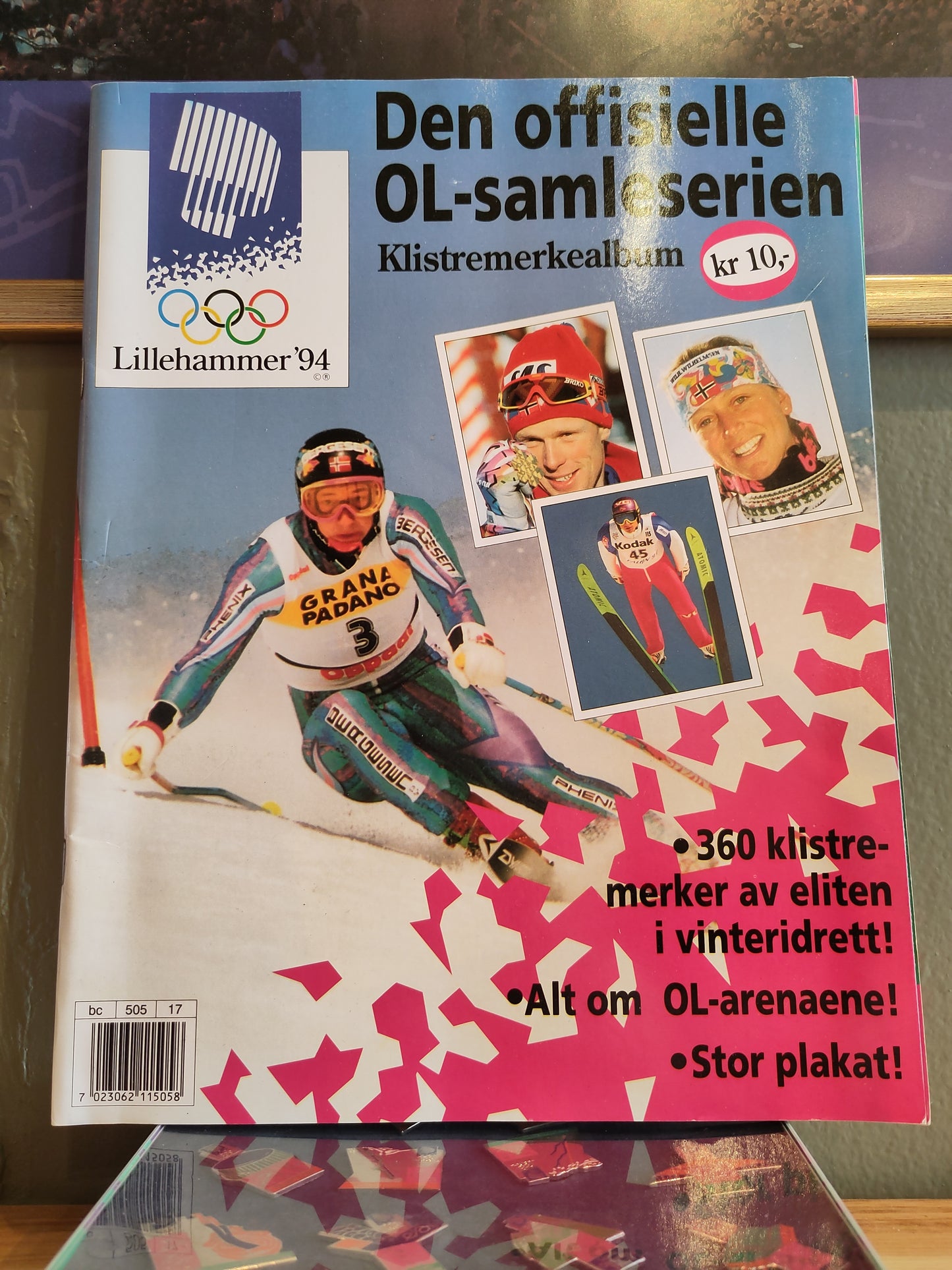 OL 1994 Lillehammer samlerperm for klistremerker*