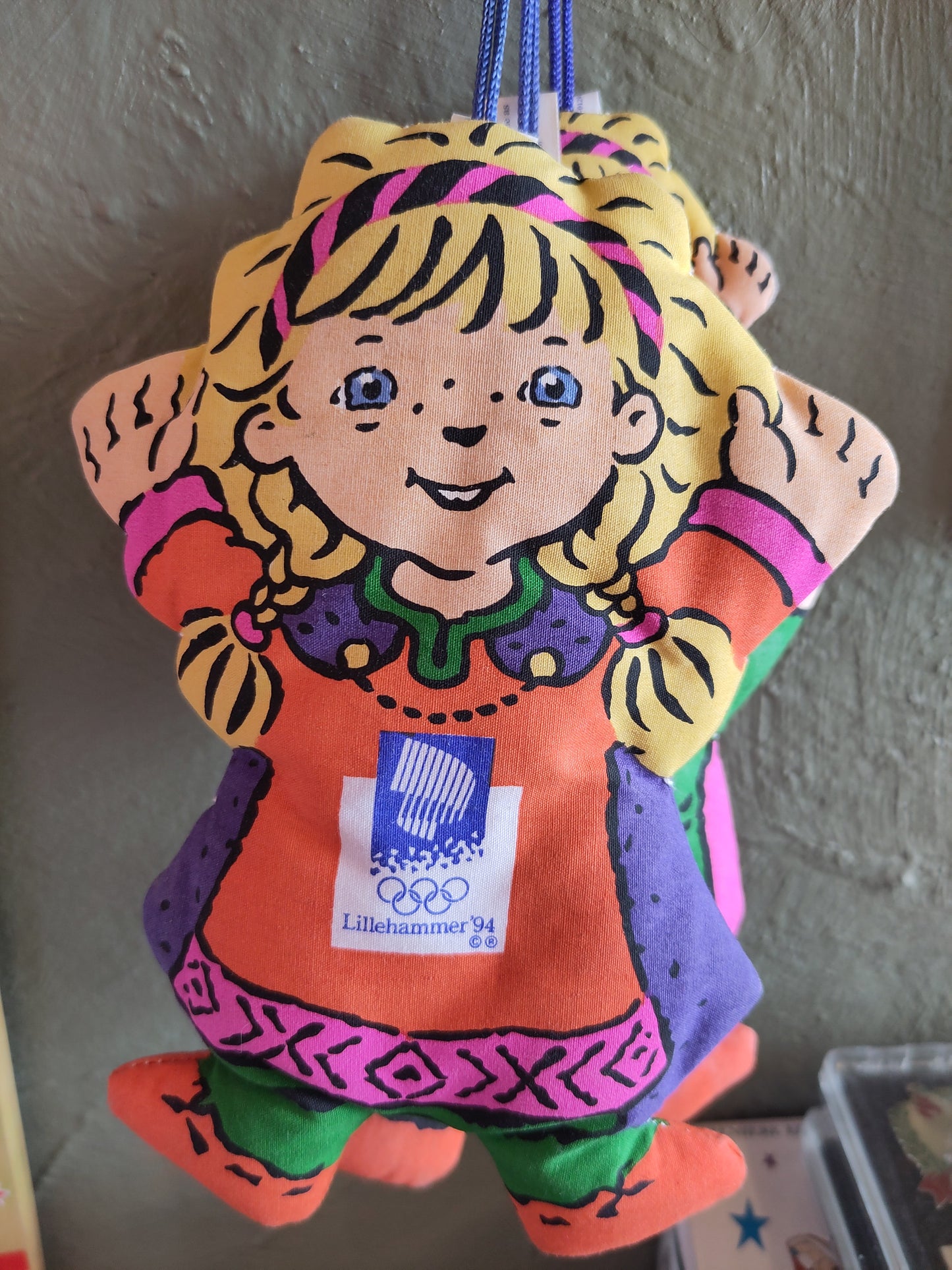 OL 1994 Lillehammer tøyfigur Kristin stor*