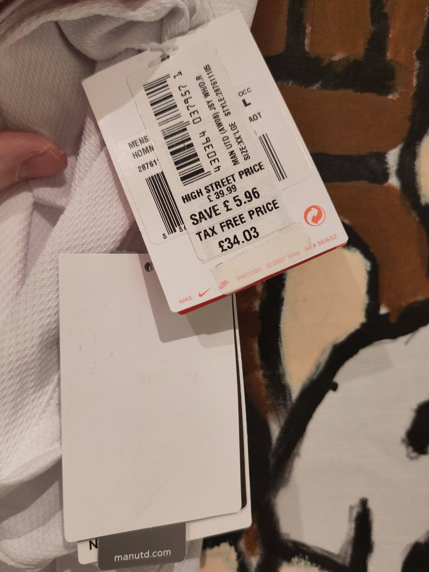 Manchester United drakt 2008-10 borte/tredje* (BNWT)