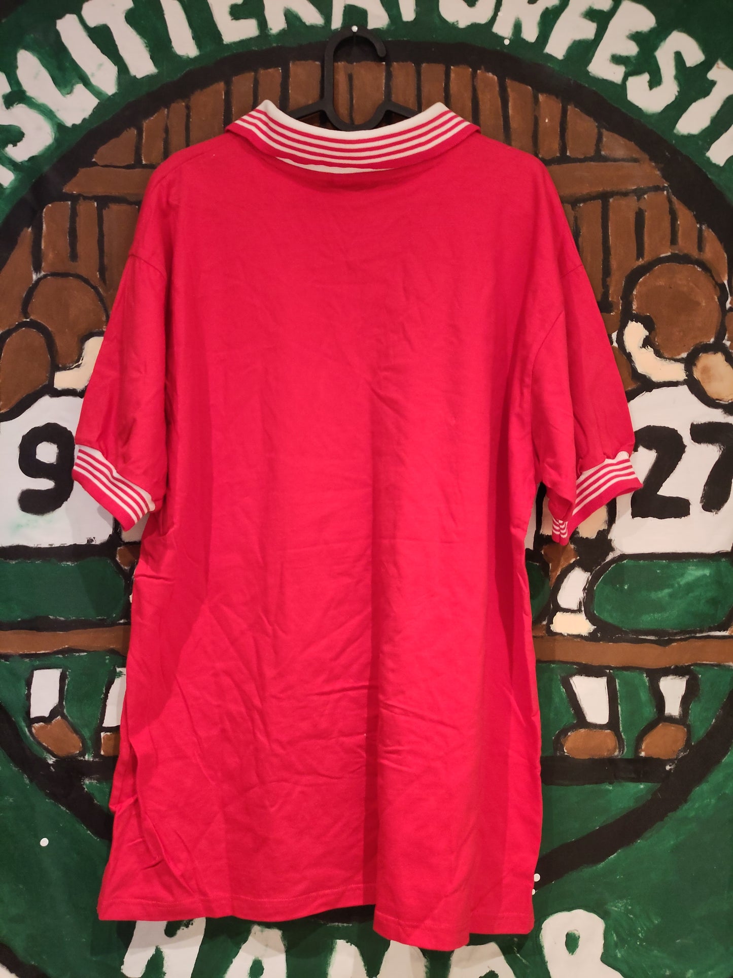 Manchester United drakt 1976-80 hjemme retro signert McIlroy & McCreery*