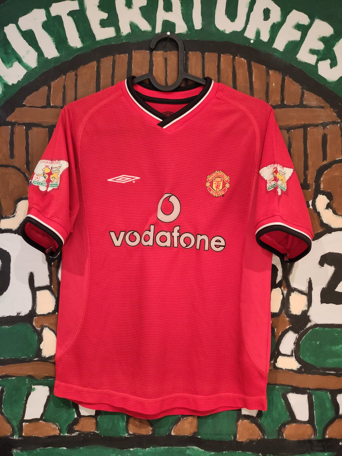 Manchester United drakt 2000-02 hjemme Beckham barn*