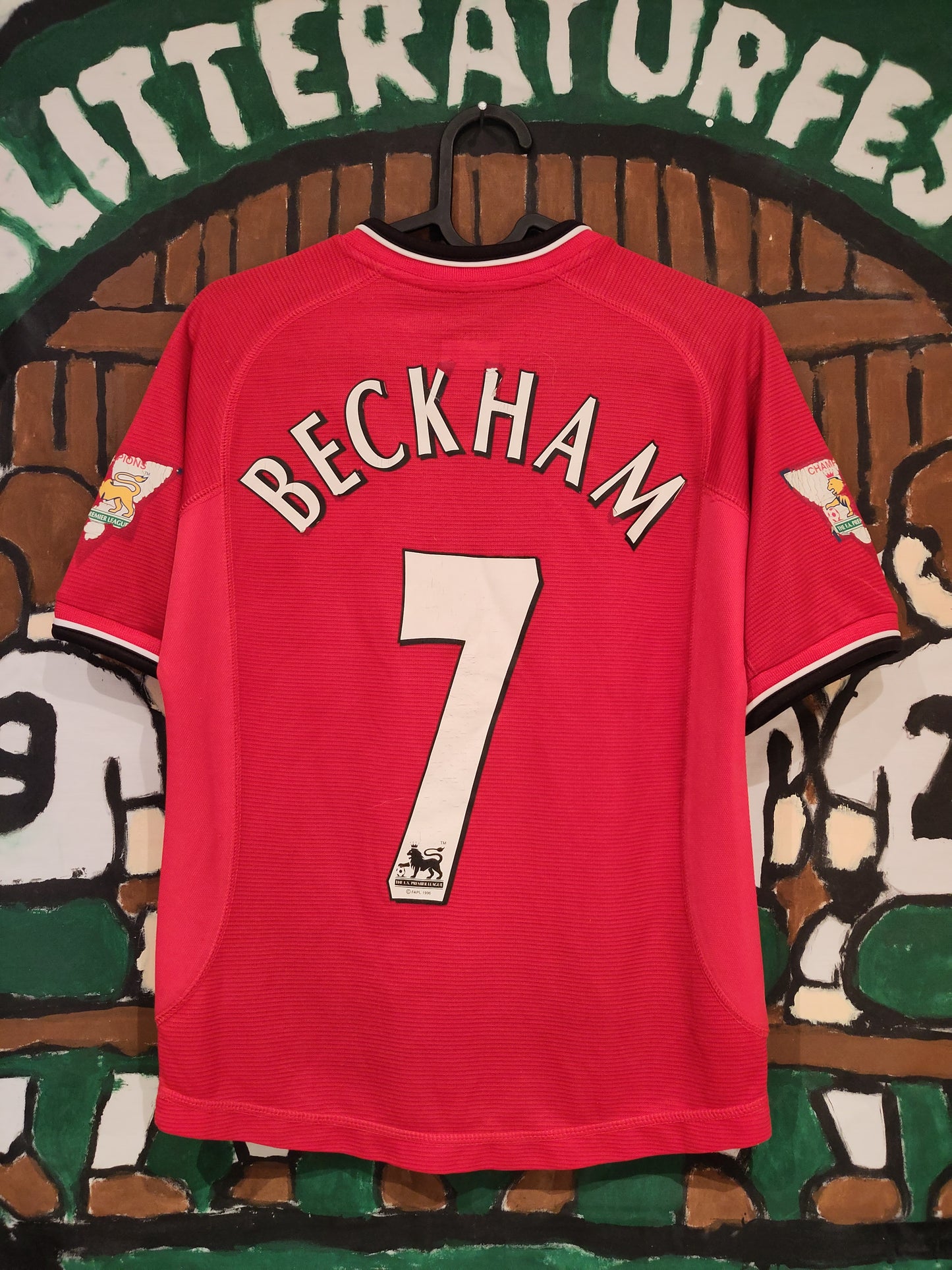 Manchester United drakt 2000-02 hjemme Beckham barn*