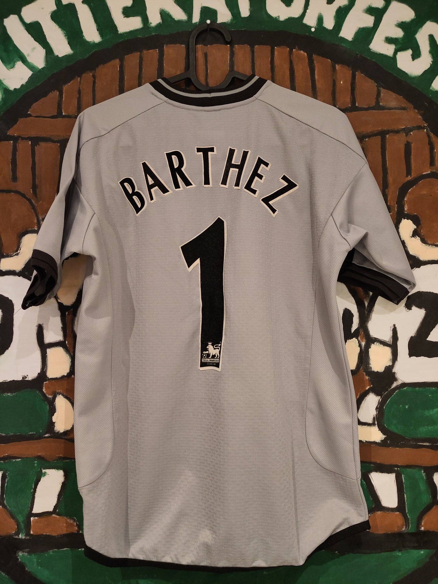 Manchester United drakt 2001-02 keeper CL Barthez barn*