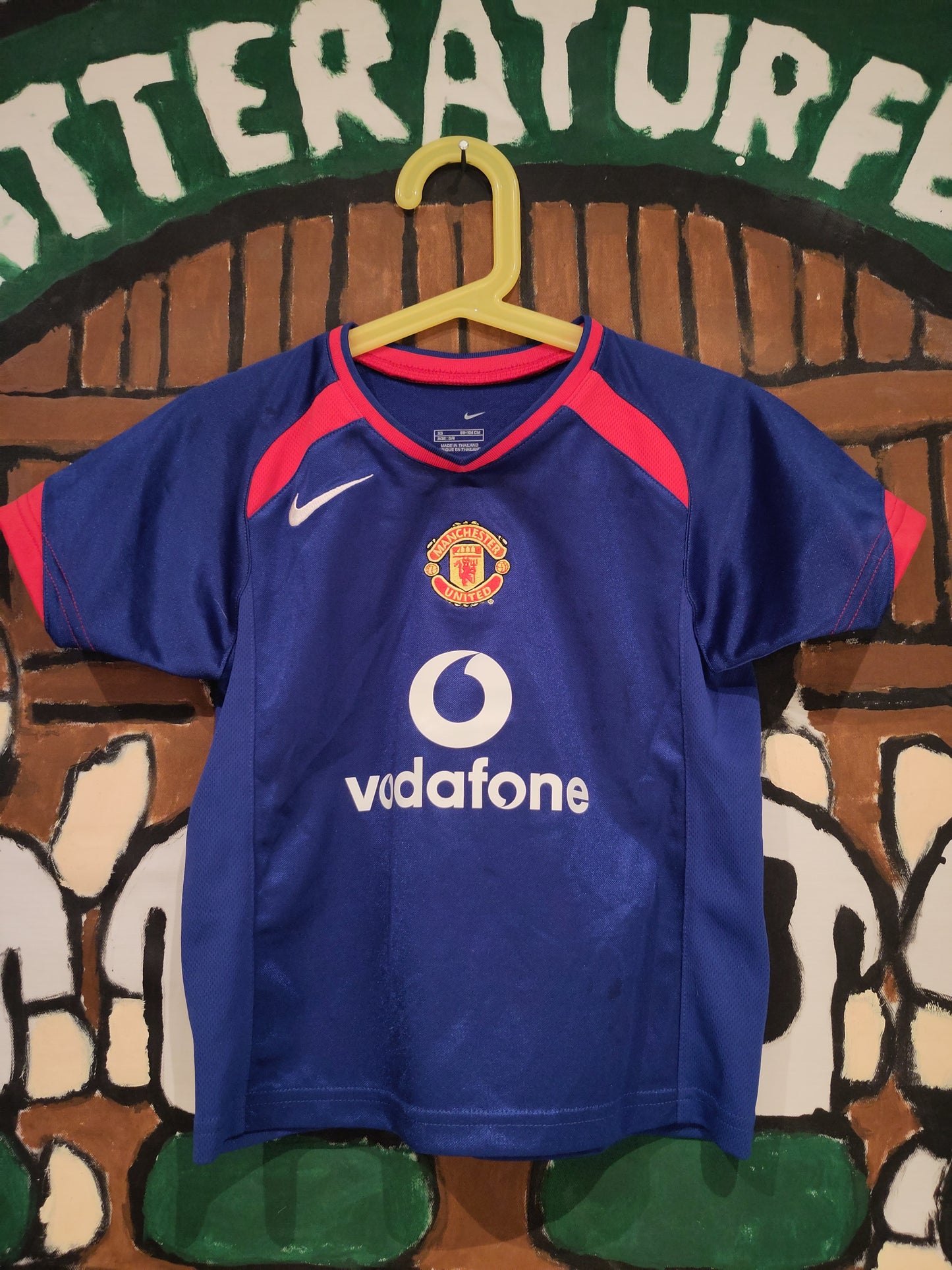 Manchester United drakt 2005-06 borte barn v2*