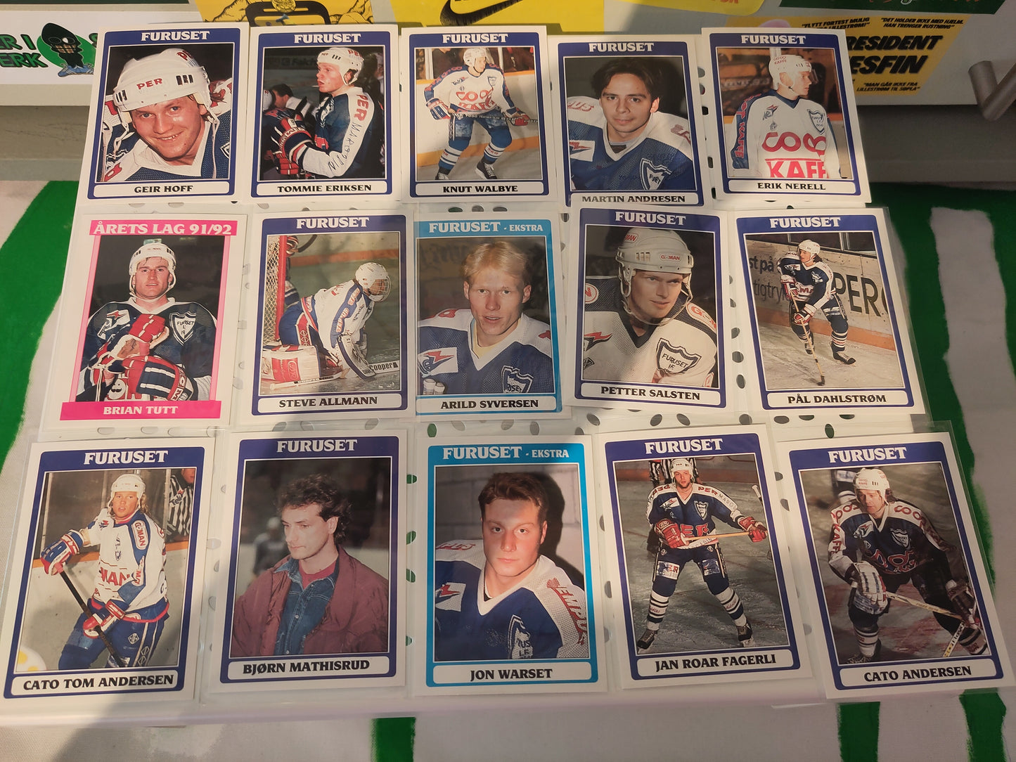 Hockeykort Eliteserien 92-93: Furuset*