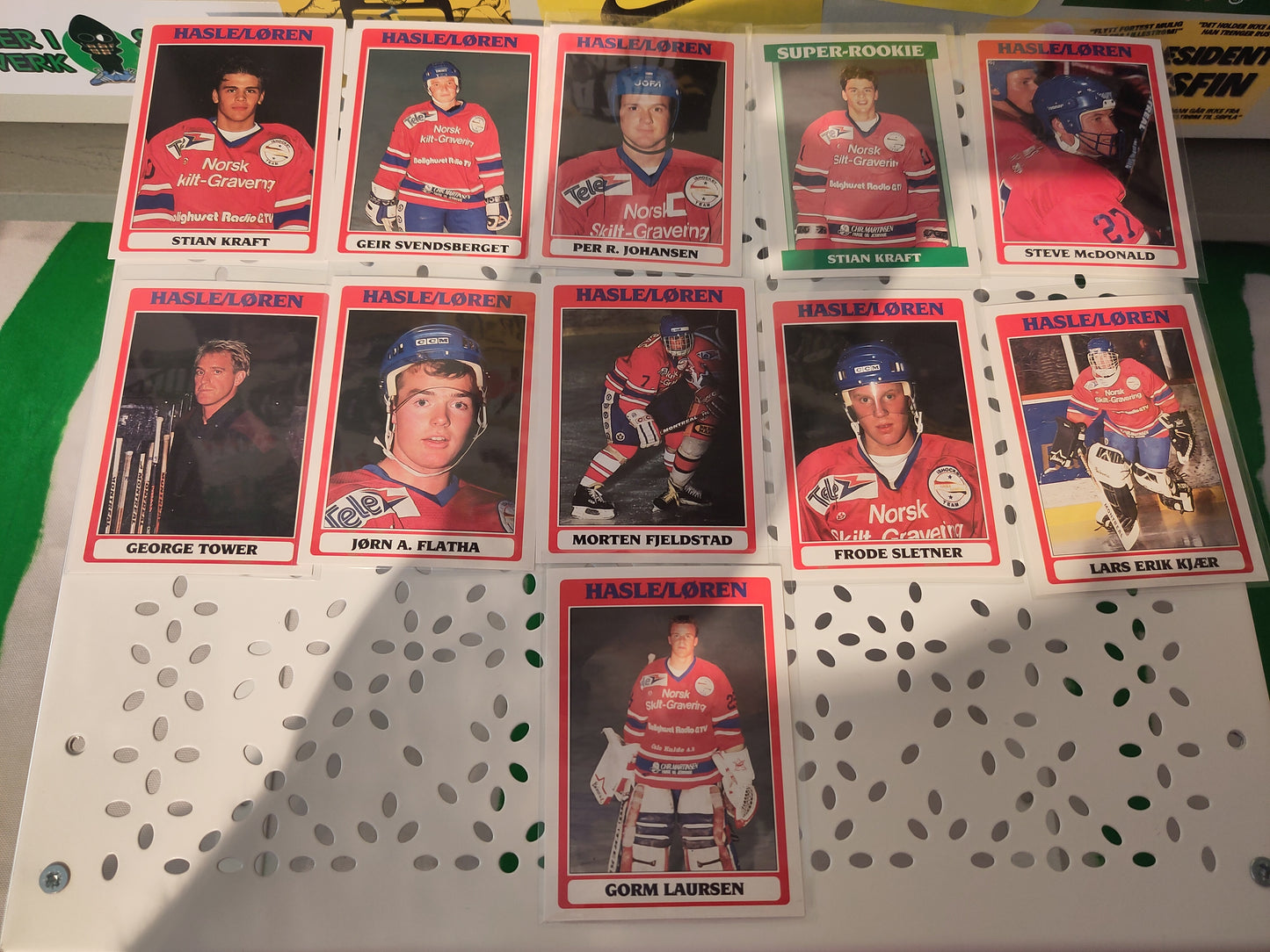 Hockeykort Eliteserien 92-93: Hasle/Løren*