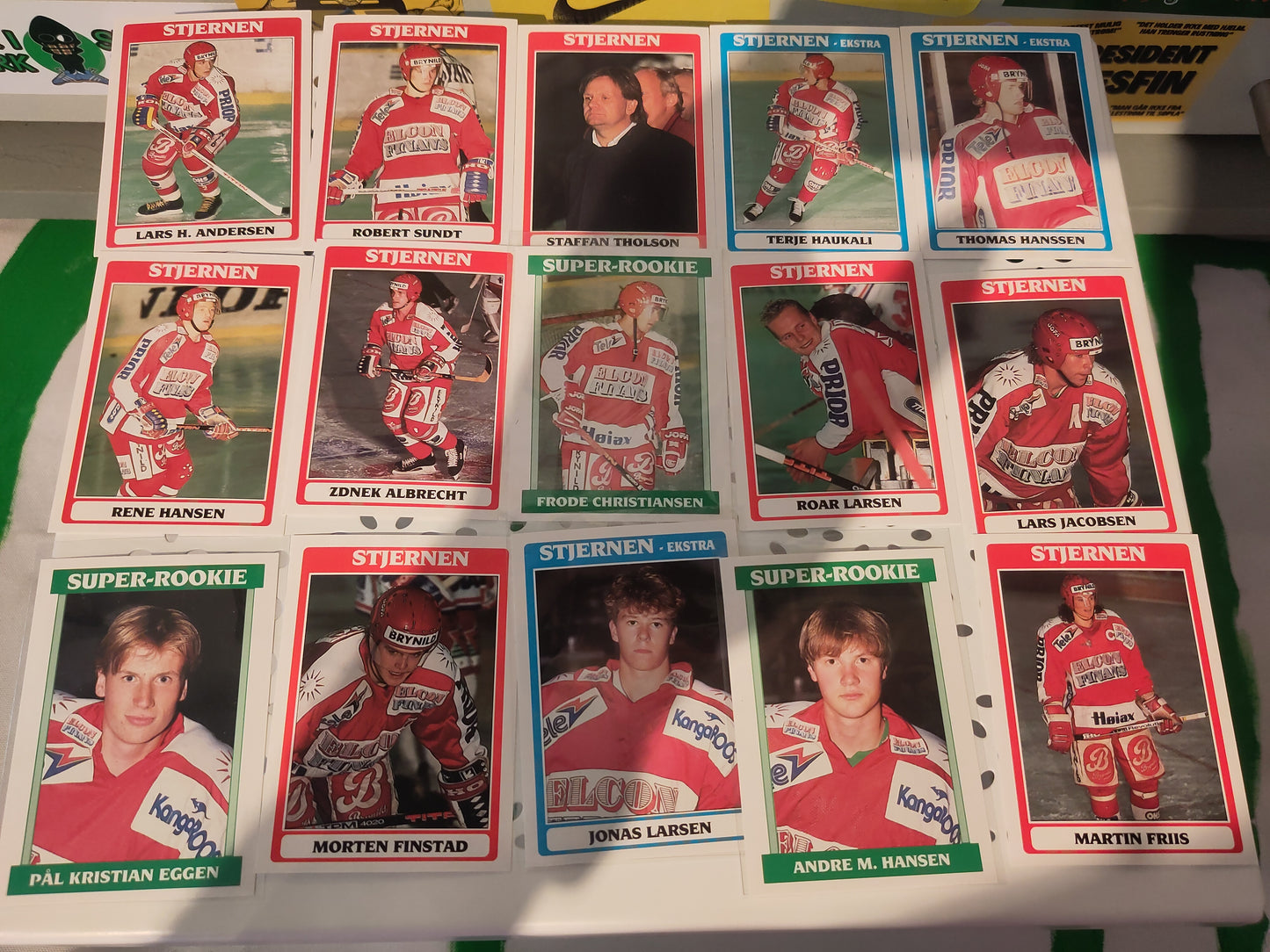 Hockeykort Eliteserien 92-93: Stjernen*