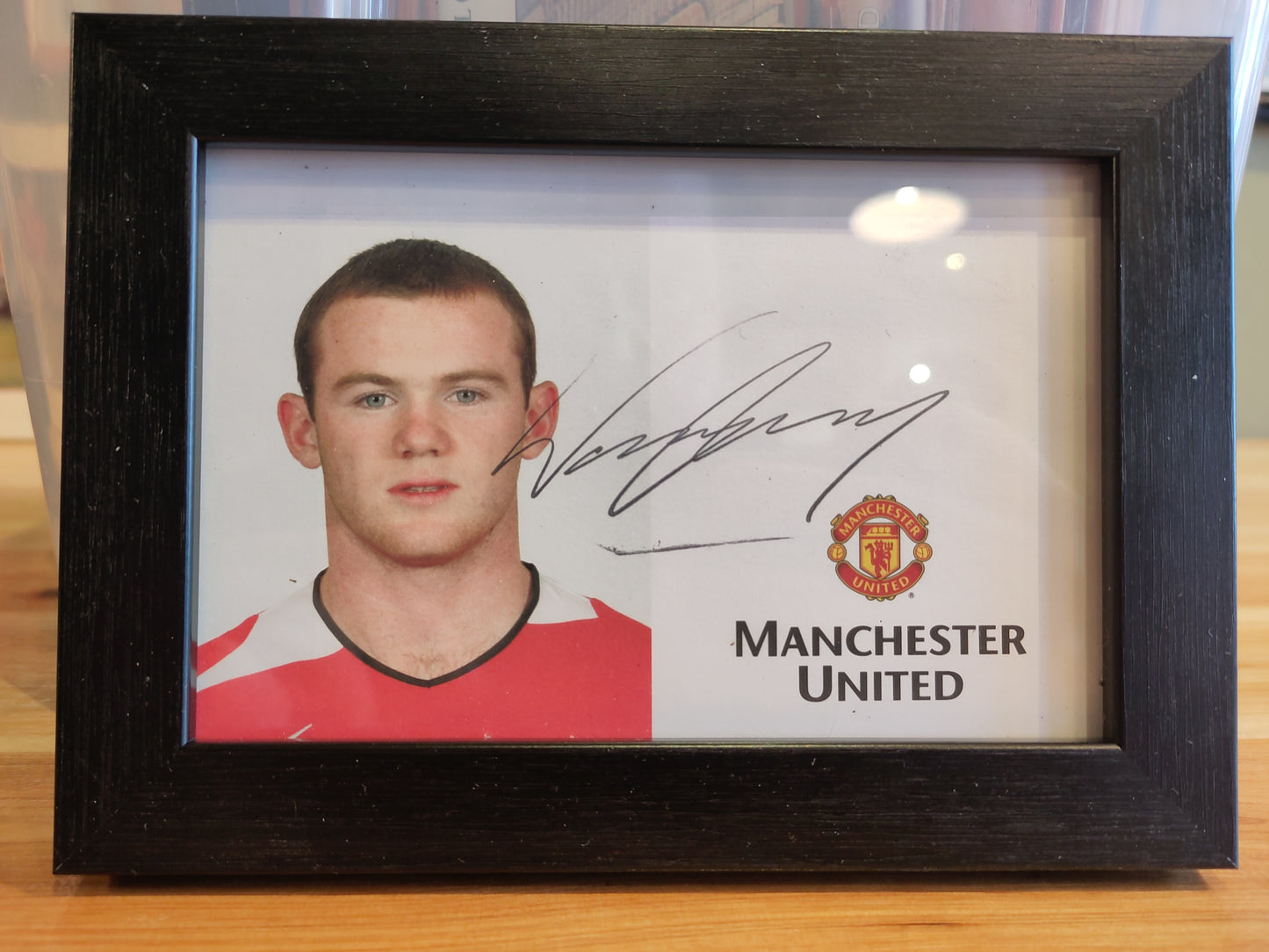Signert innrammet bilde: Manchester United diverse*
