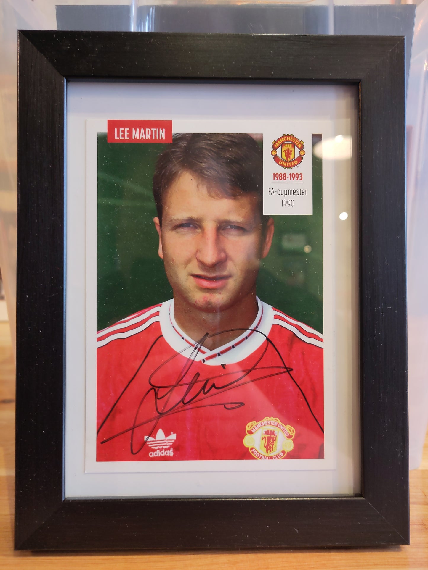 Signert innrammet bilde: Manchester United diverse*