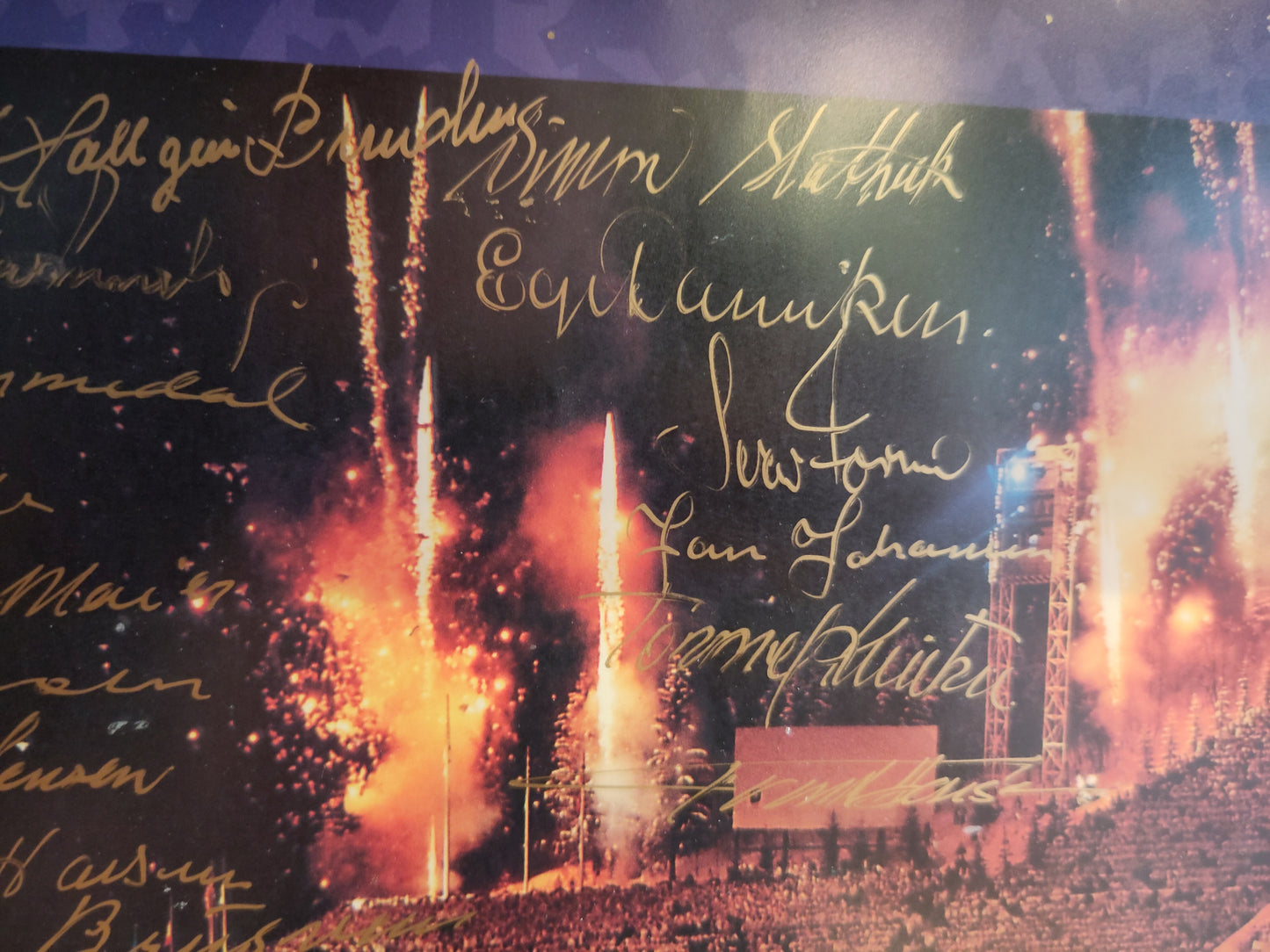 OL 1994 Lillehammer åpningsseremonien signert av 17 norske OL-vinnere*