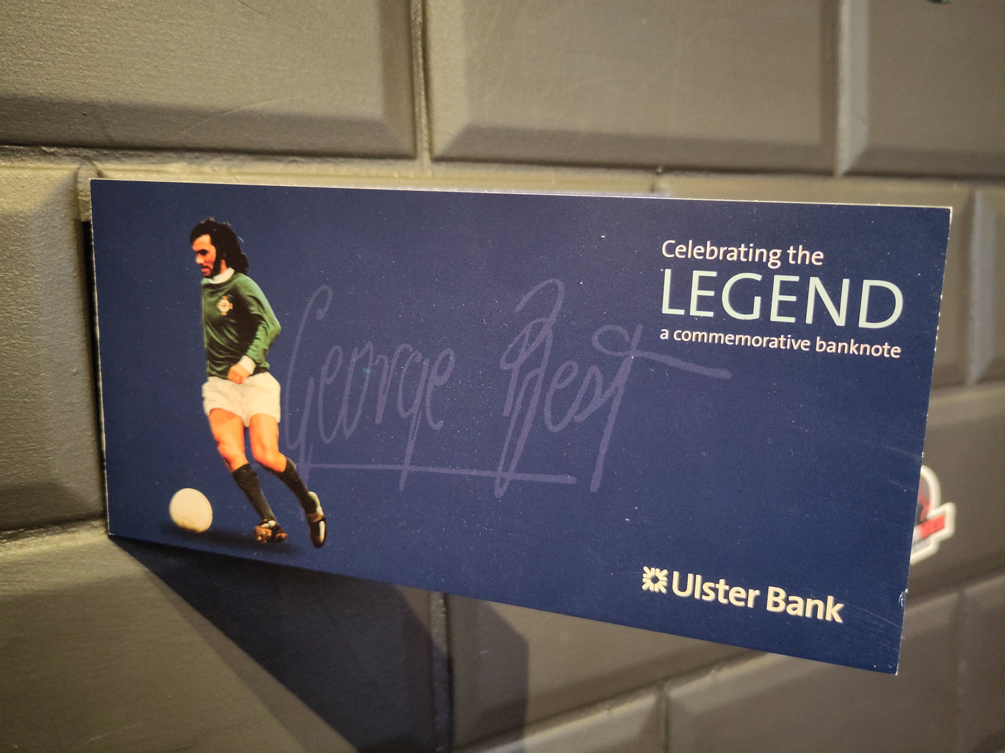 George Best seddel 5 pund*