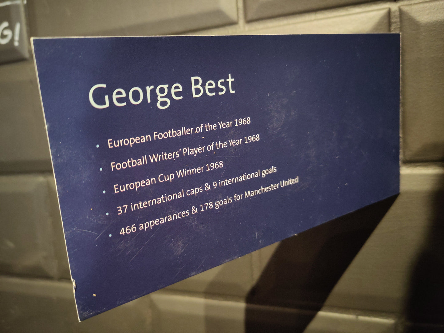 George Best seddel 5 pund*