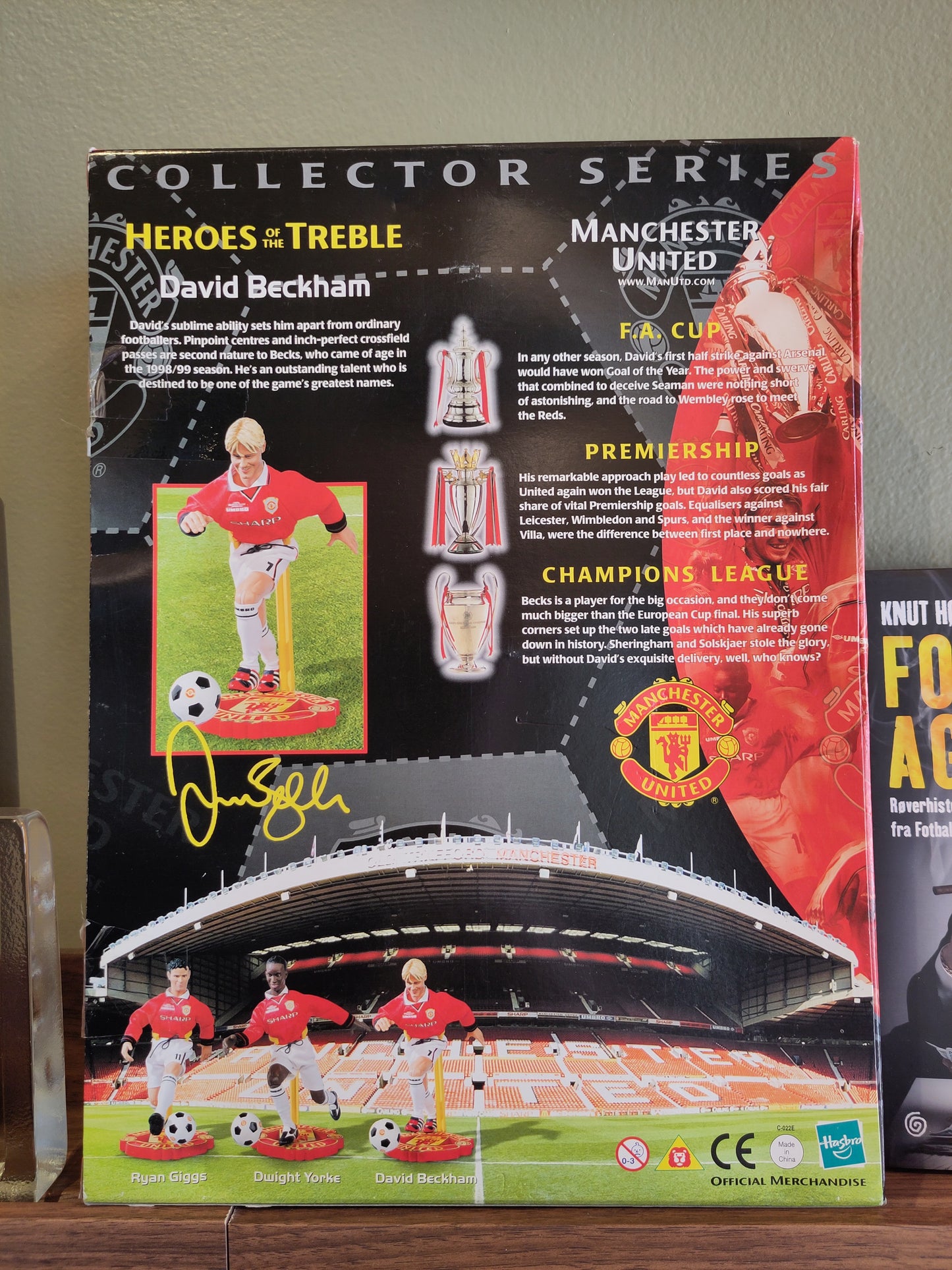 Manchester United dukke David Beckham i orginaleske*