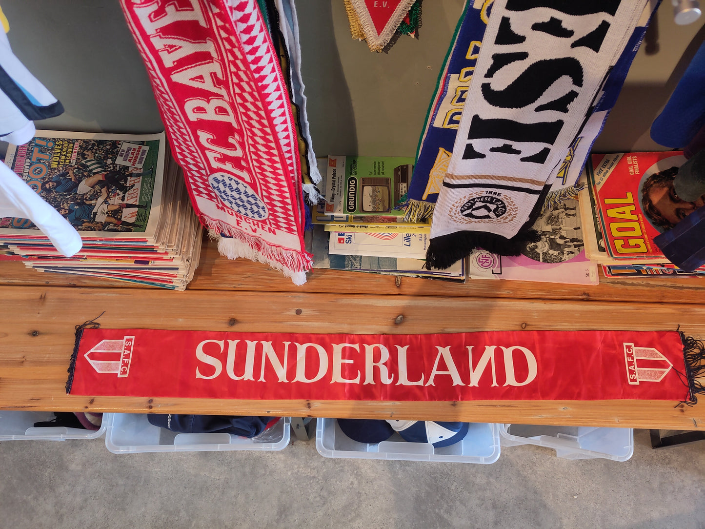 Sunderland skjerf vintage The Roker End
