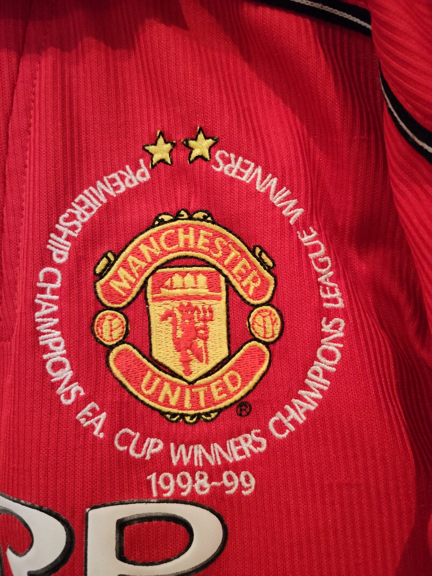 Manchester United drakt 1998-00 hjemme barn Treble winners*