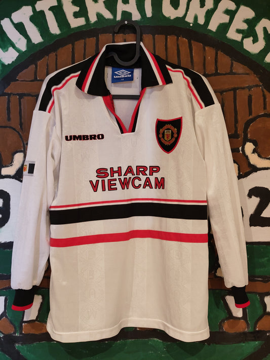 Manchester United drakt 1997-99 borte ungdom langermet*