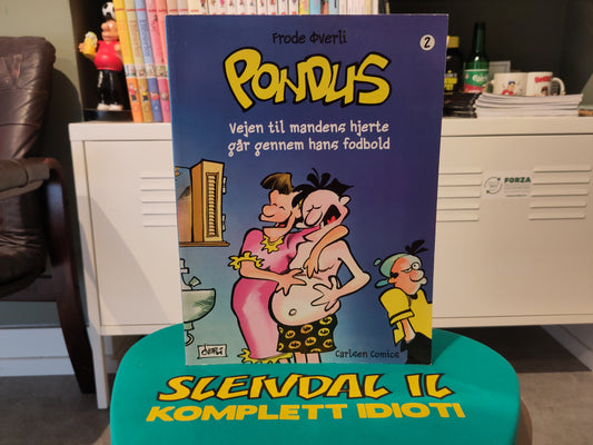 Pondus album dansk: Vejen til mandens hjerte går gennem hans fodbold (Øverli)