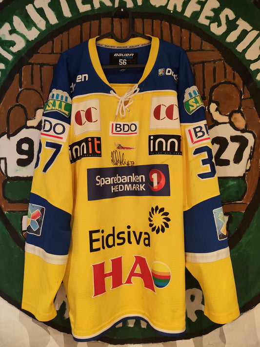 Storhamar Hockey drakt 2014-15 hjemme utøverbrukt/kampbrukt Østli signert*