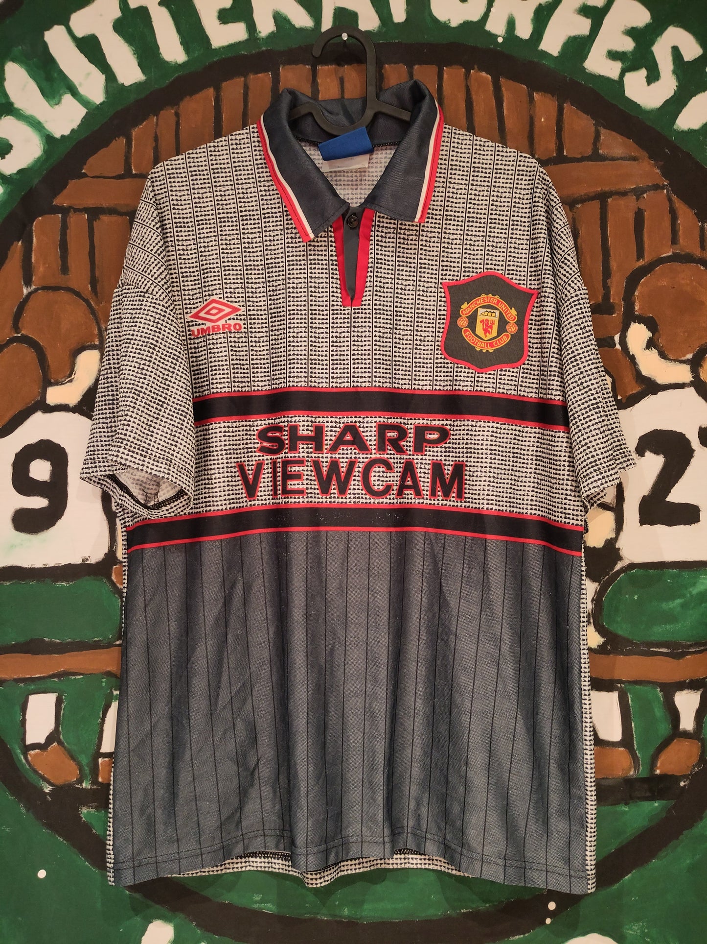 Manchester United drakt 1995-96 borte v2