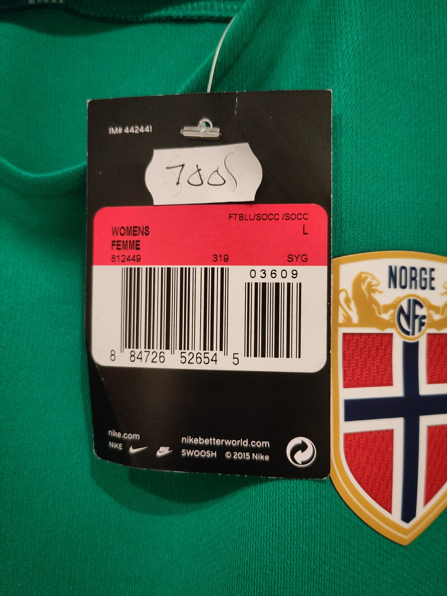 Norge drakt 2016-17 keeper (BNWT)