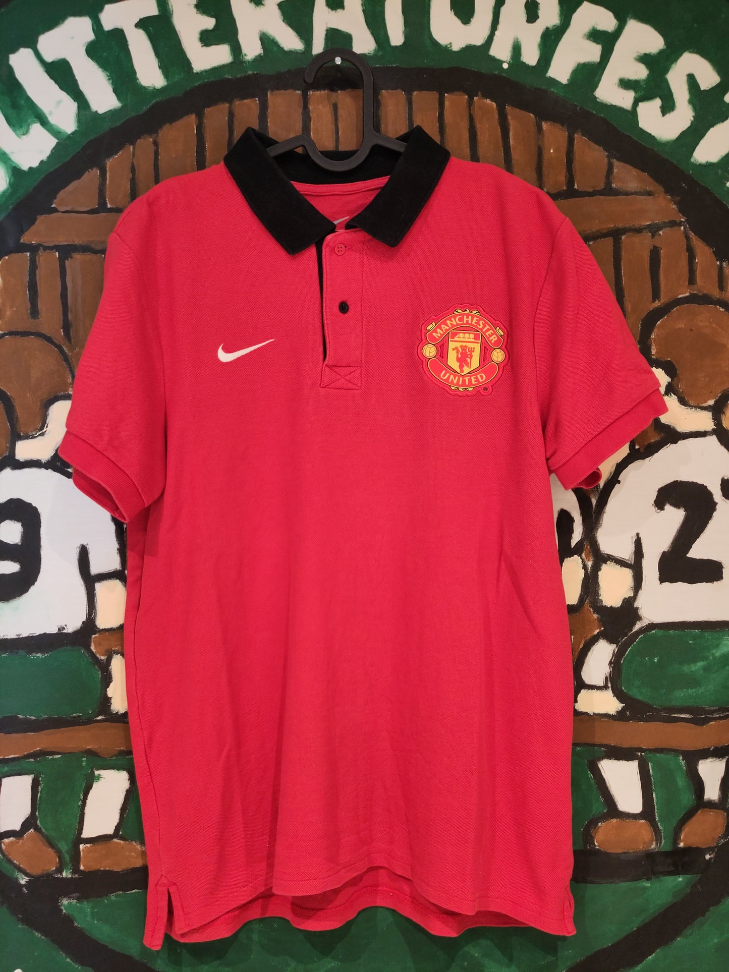 Manchester United t-skjorte piquet Nike