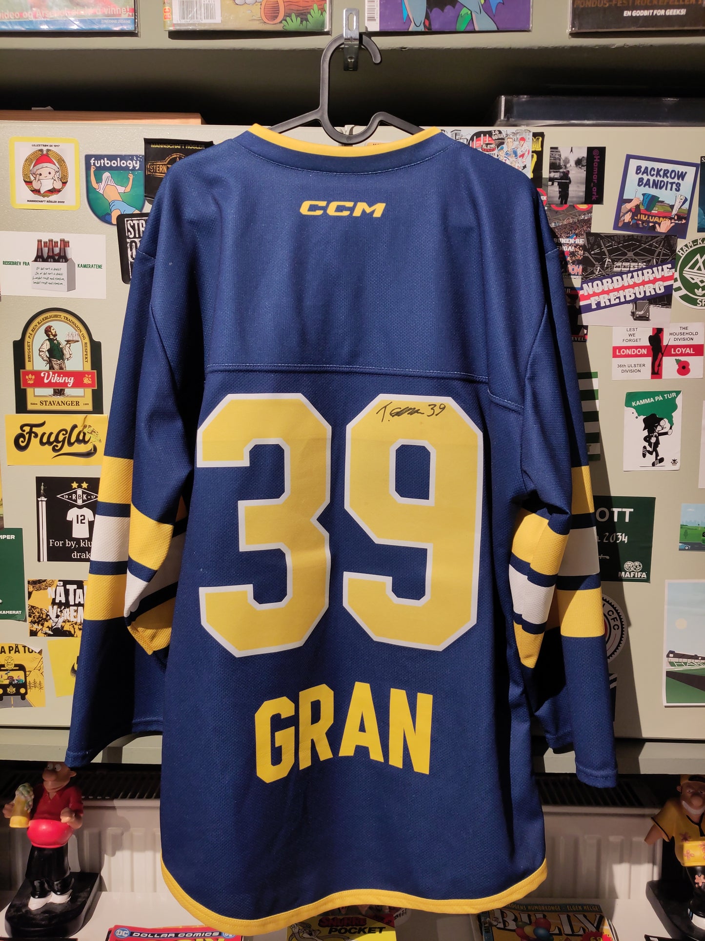 Storhamar Hockey drakt Gran blå signert