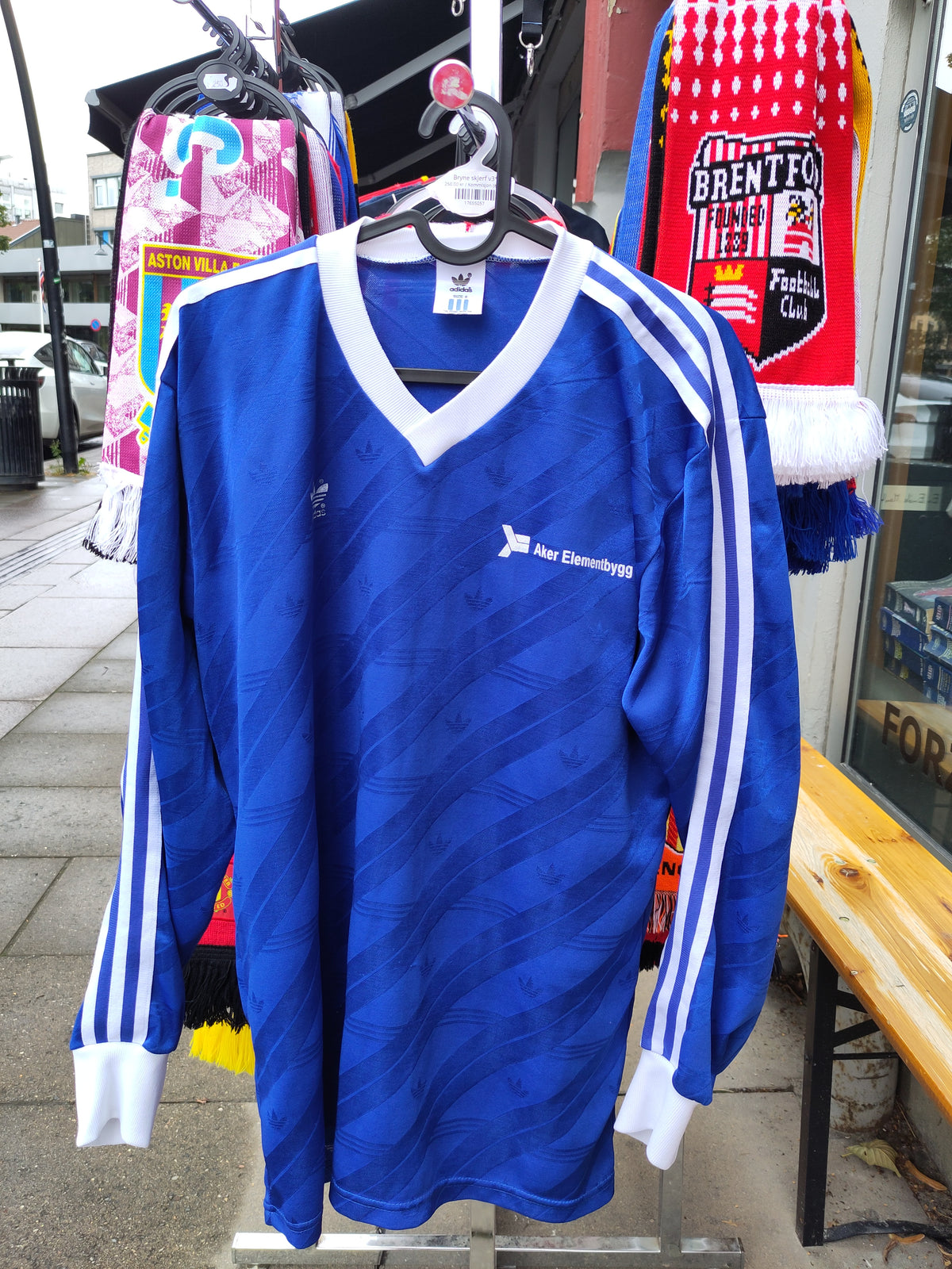 Adidas drakt blå Aker Elementbygg/Kynningsrud