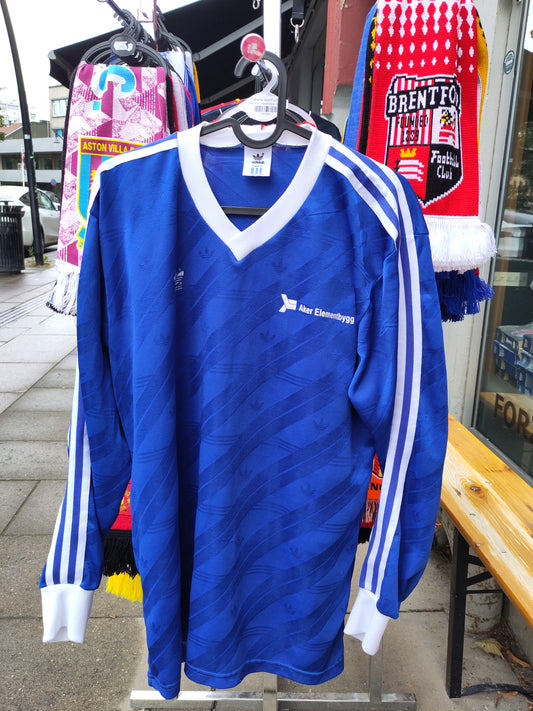Adidas drakt blå Aker Elementbygg/Kynningsrud