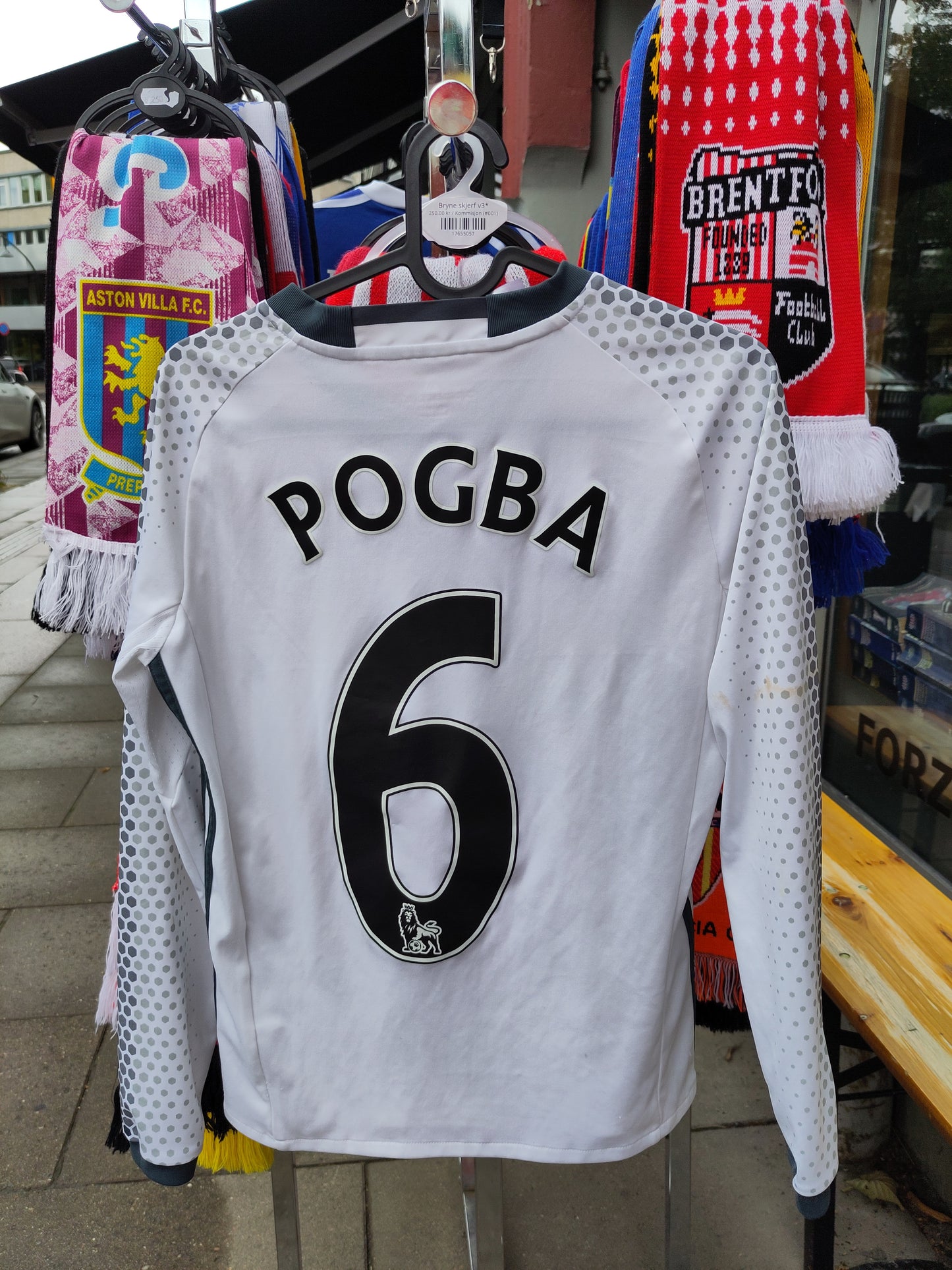 Manchester United drakt 2016-17 borte Pogba barn