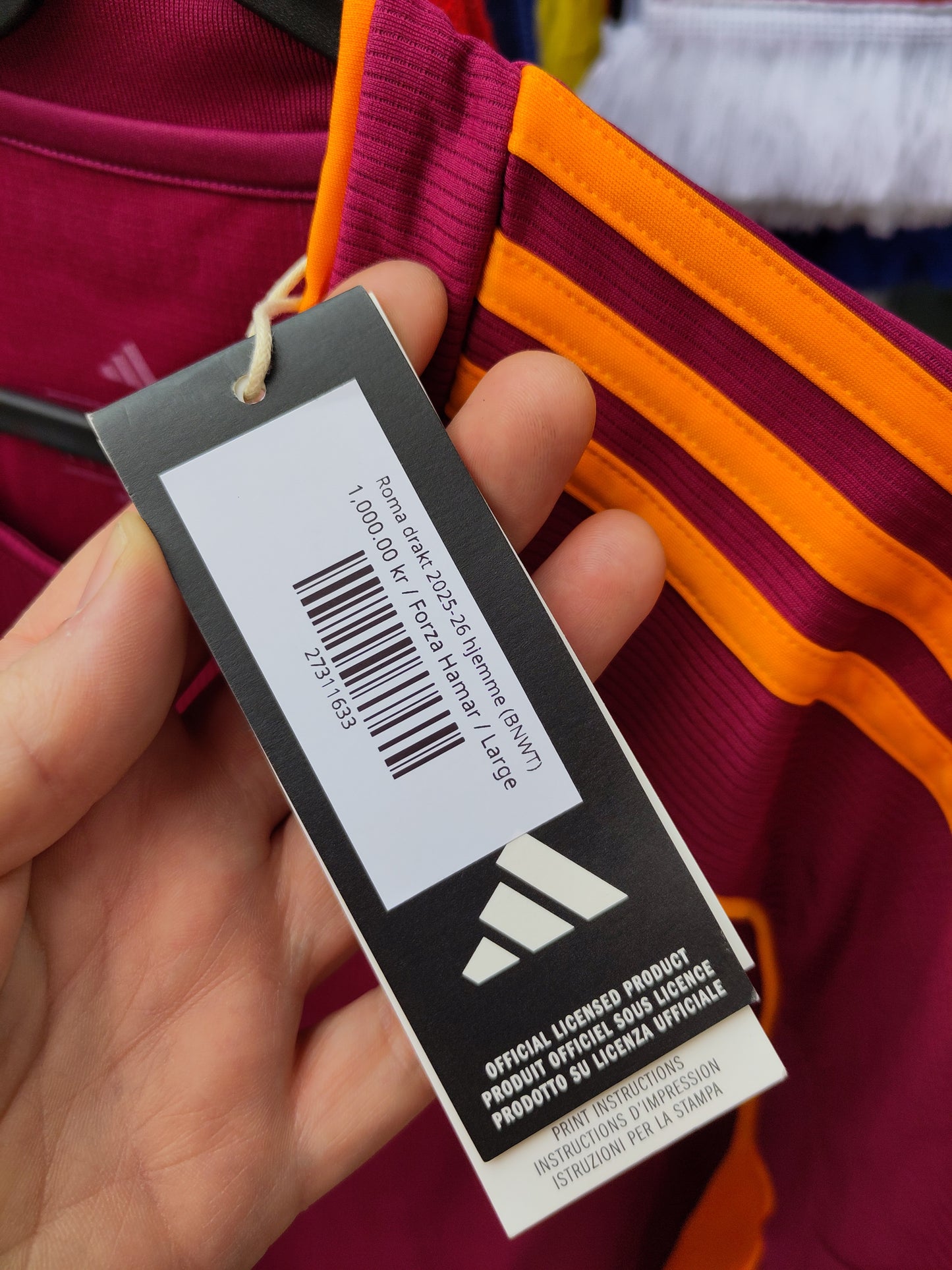 Roma drakt 2025-26 hjemme (BNWT)