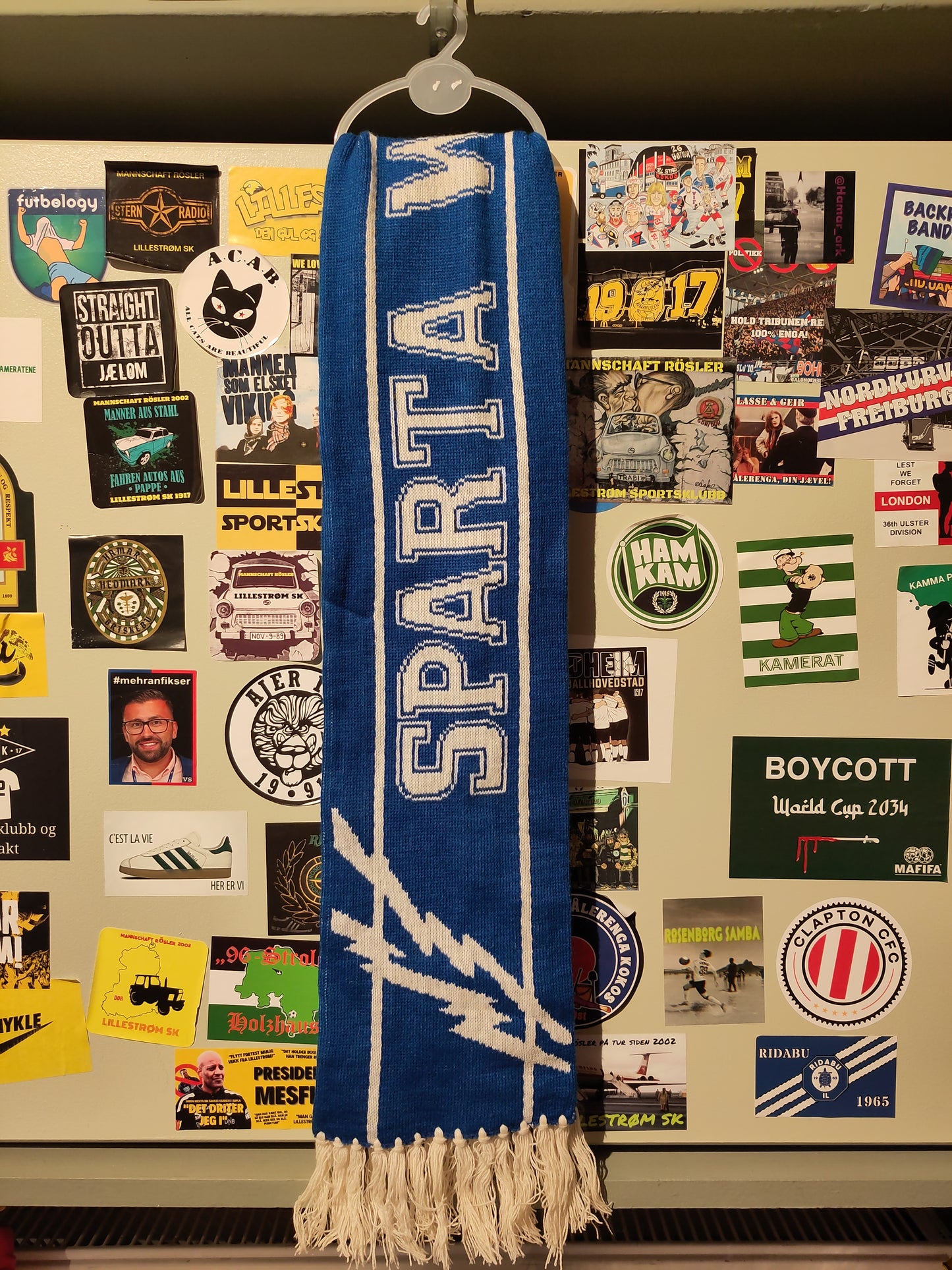 Sparta Sarpsborg skjerf Warriors