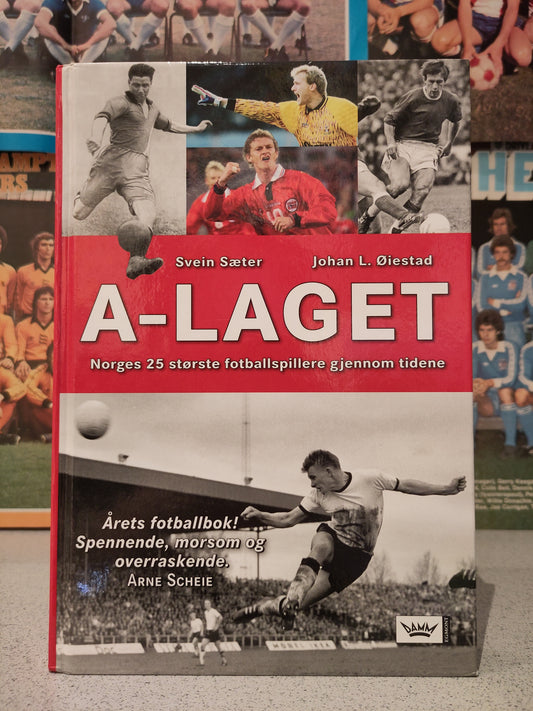 BOK: A-laget - Norges 25 største fotballspillere gjennom tidene (Sæter/Øiestad)