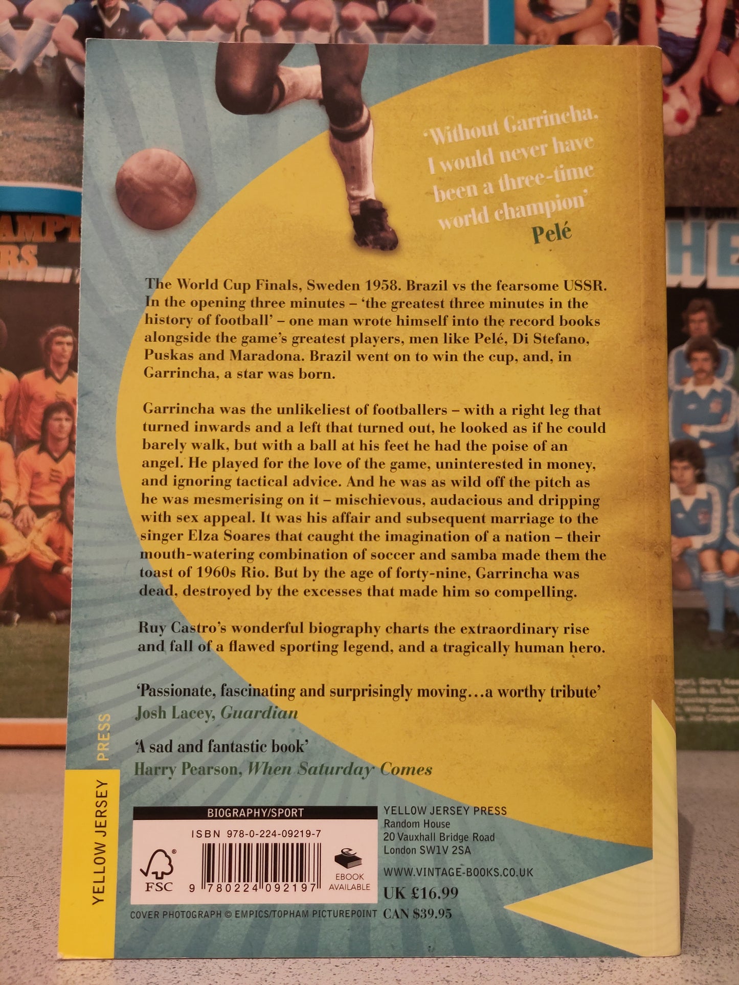 BOK: Garrincha - The Triumph and Tragedy of Brazil's Forgotten Footballing Hero (Castro)