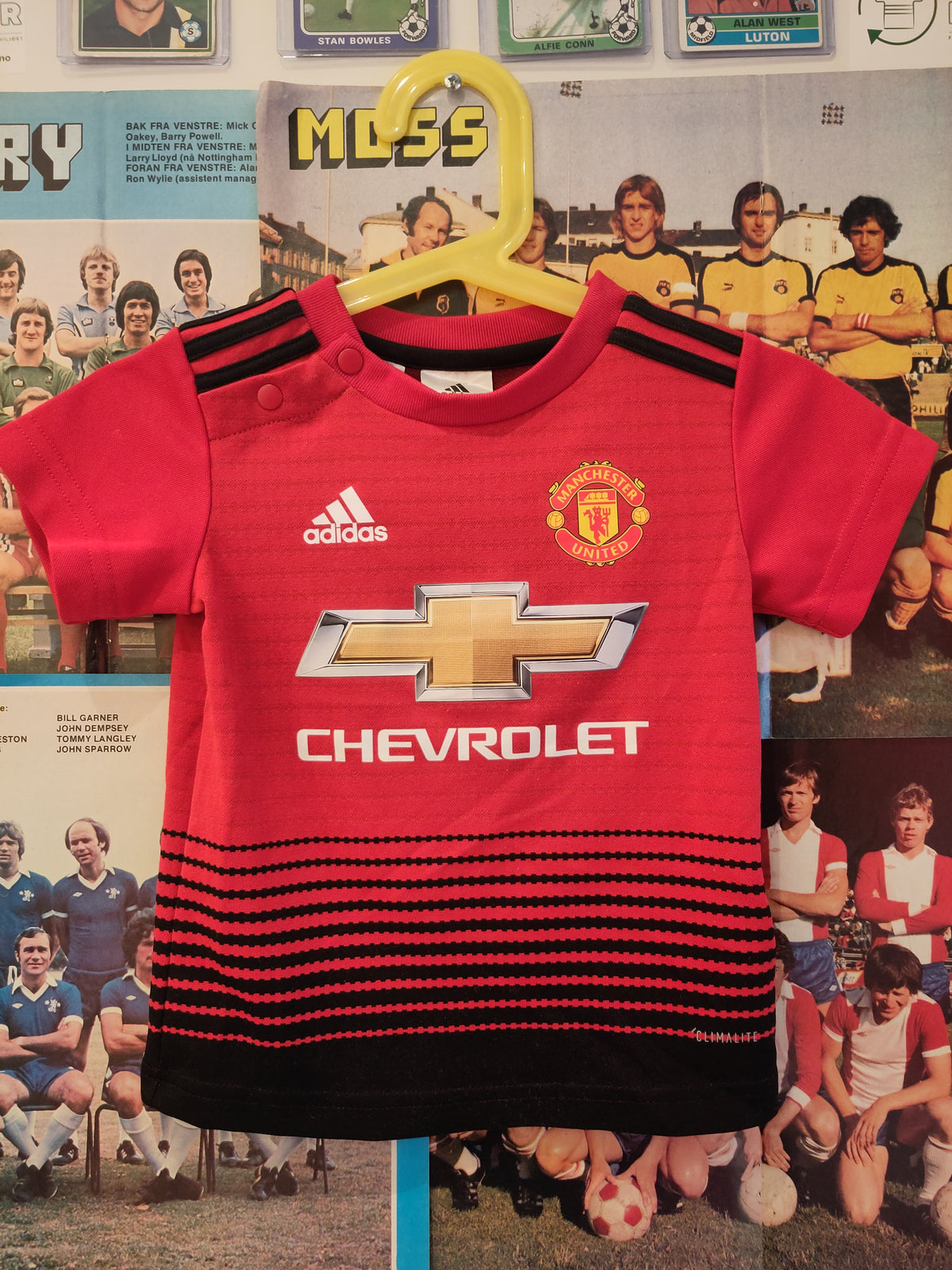 Manchester United drakt 2018-19 hjemme baby m/ shorts