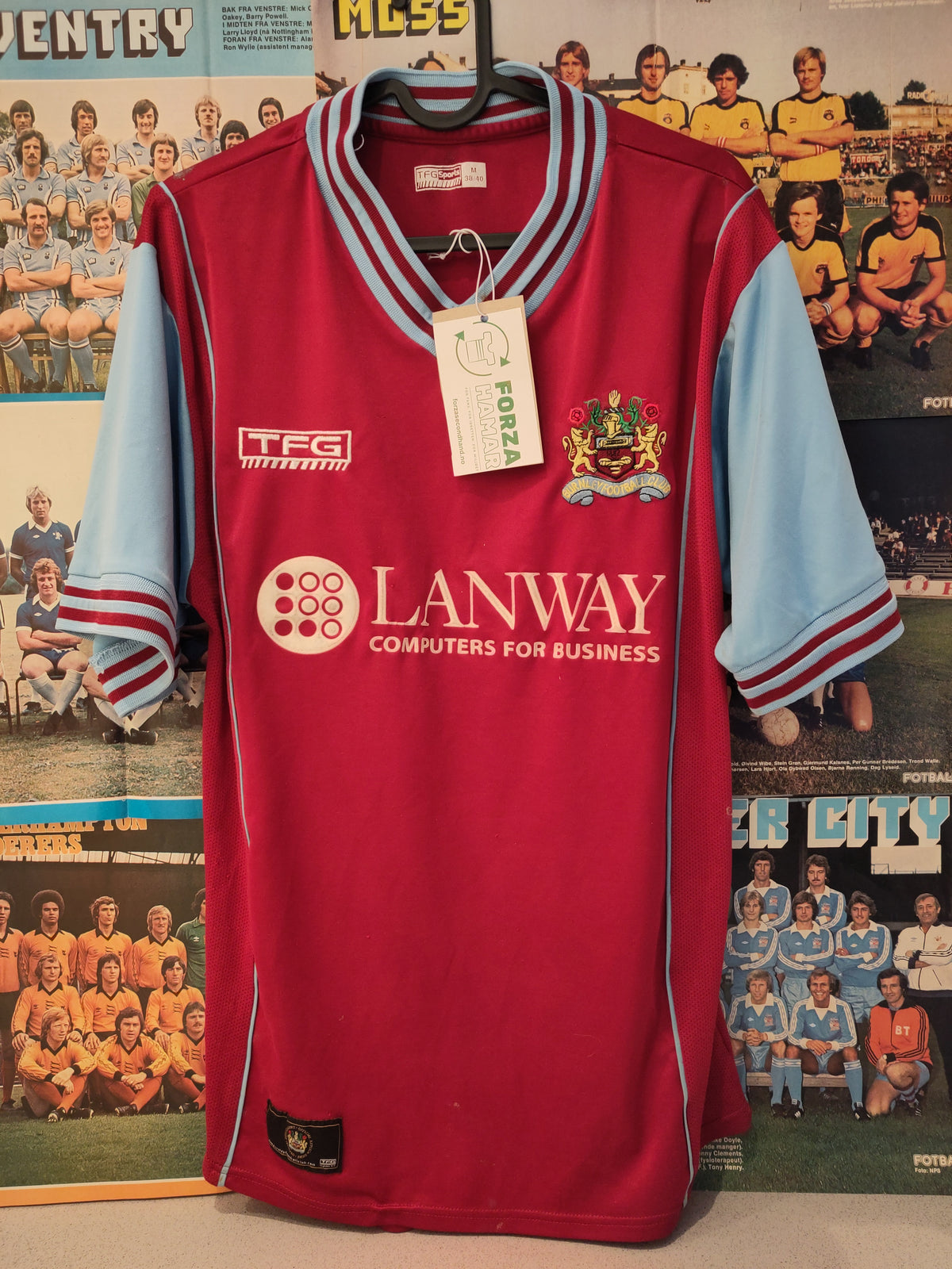 Burnley drakt 2003-04 hjemme (slitt)