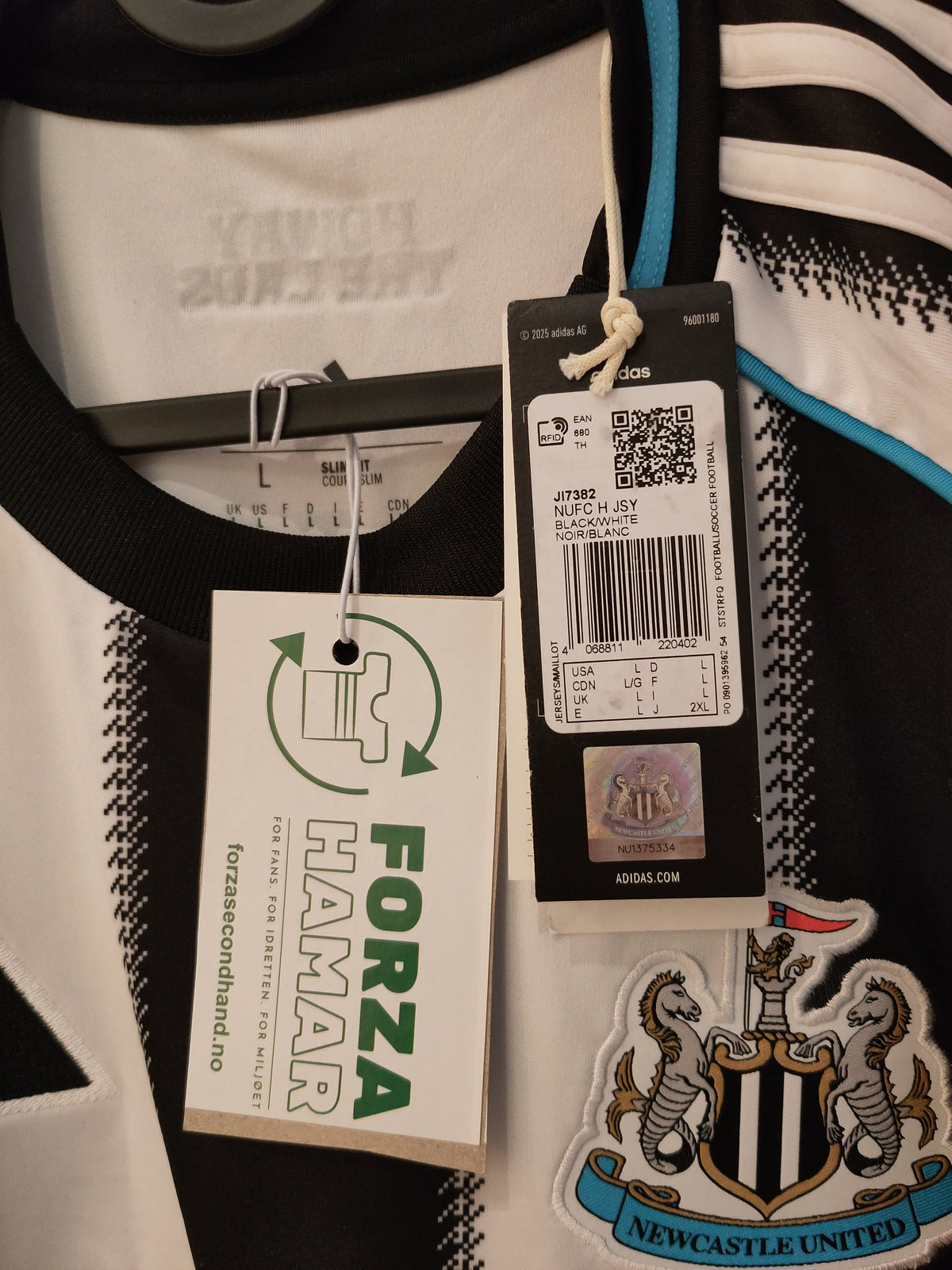 Newcastle drakt 2025-26 hjemme Bruno Guimaraes (BNWT)