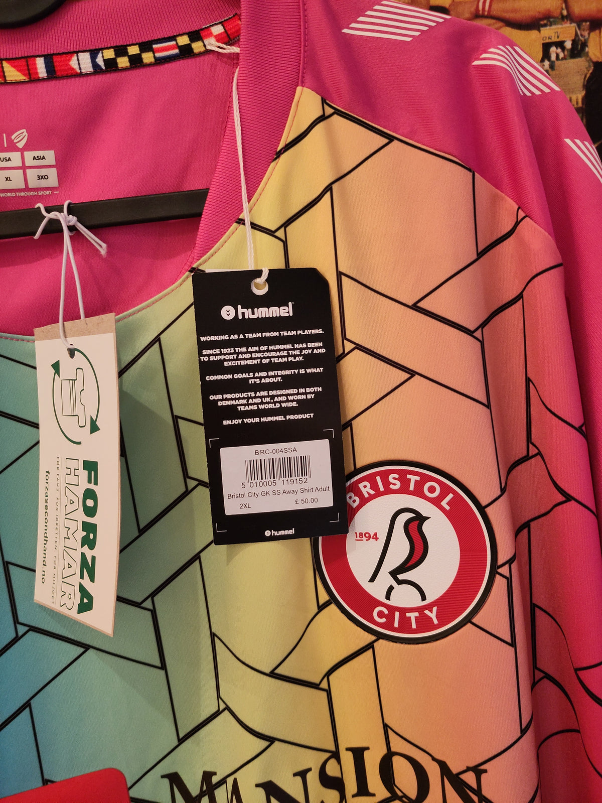 Bristol City drakt 2020-21 keeper (BNWT)