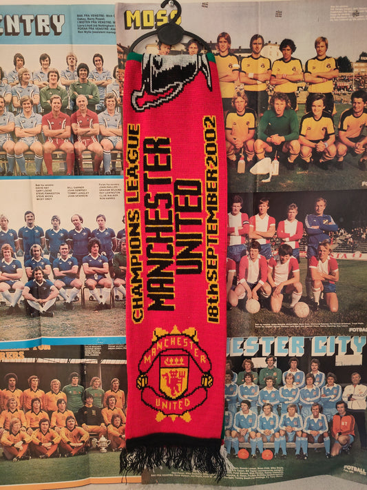 Manchester United skjerf half&half Maccabi Haifa 2002-03*